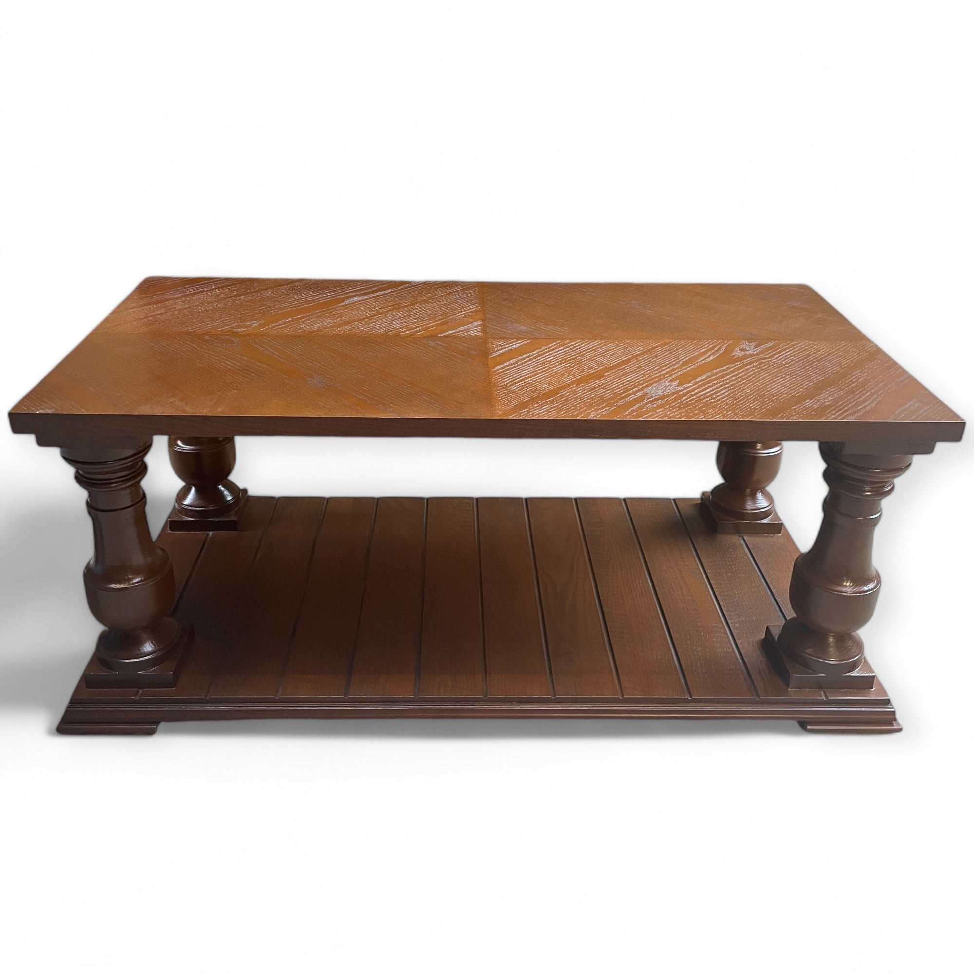 طاولة قهوة روستيك - ترابيزه ليفنج مصنعه من الاخشاب الطبيعية لون بني :المقاسات W 120 CM * B 60 CM *H 50 CM