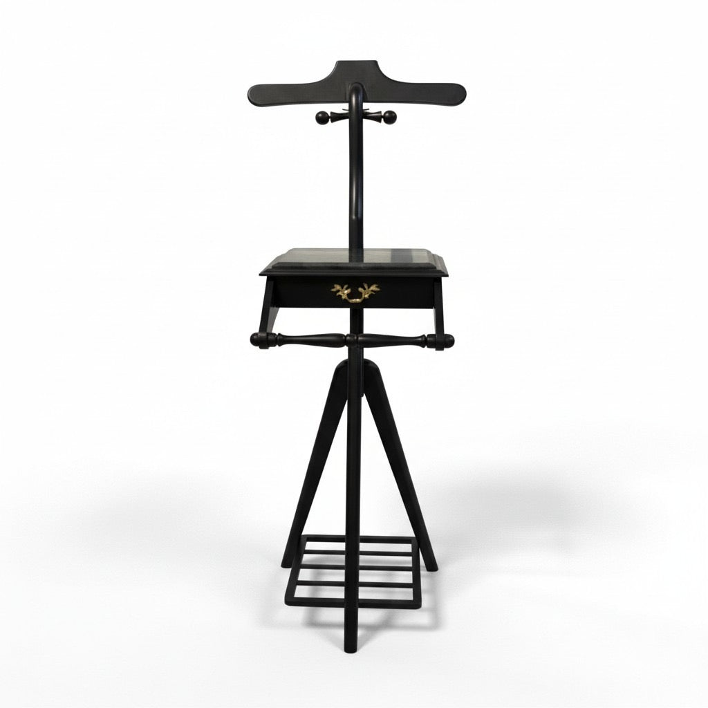 شماعة مكتب كلاسيك لون اسود خشب زان مز