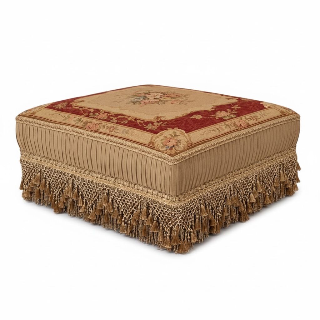 بف خشبي كلاسيك فاخر بقماش أبيسون