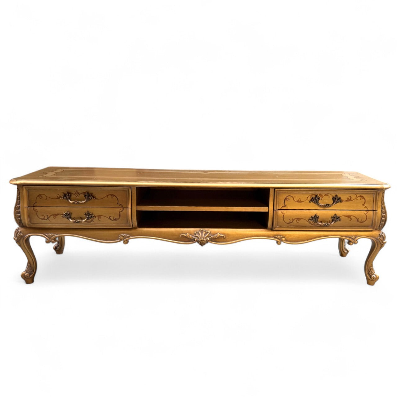 Dusty gold classic TV unit