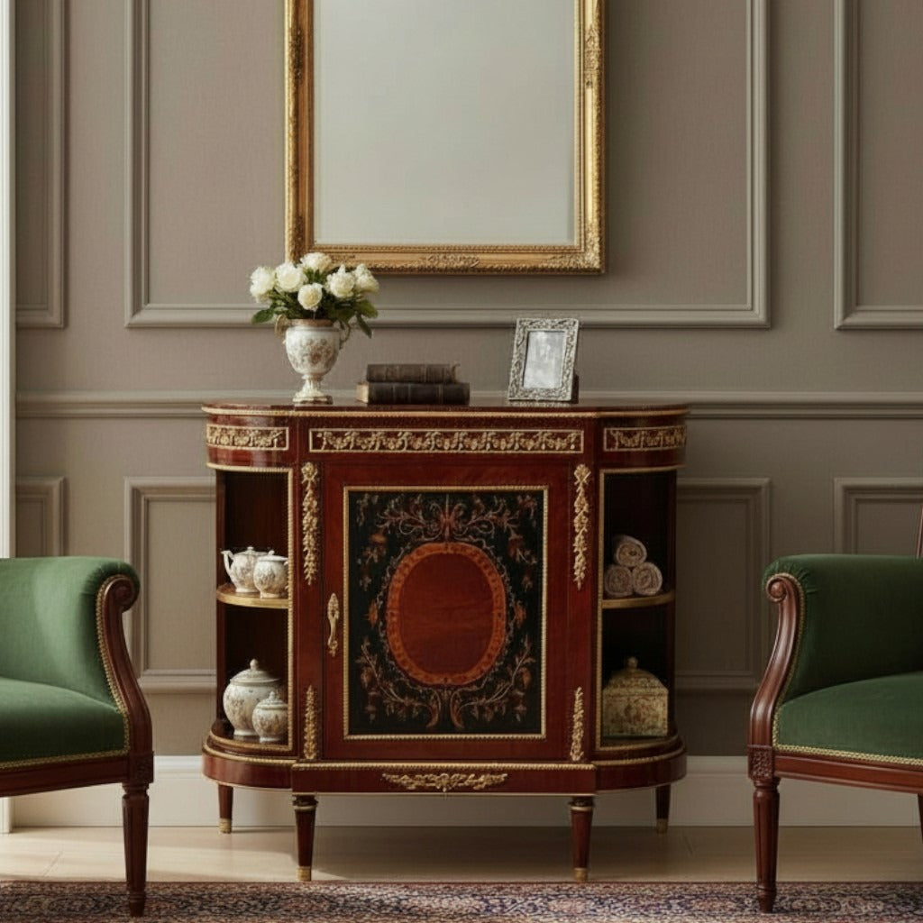 بايوه كلاسيك ماركتريه بتطعيمات نحاس