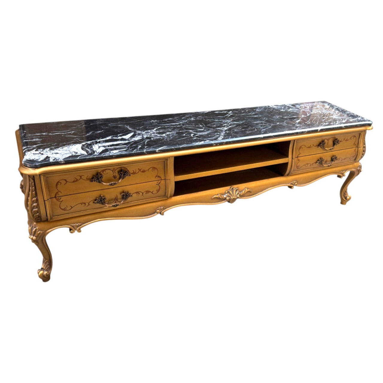 Dusty gold classic TV unit