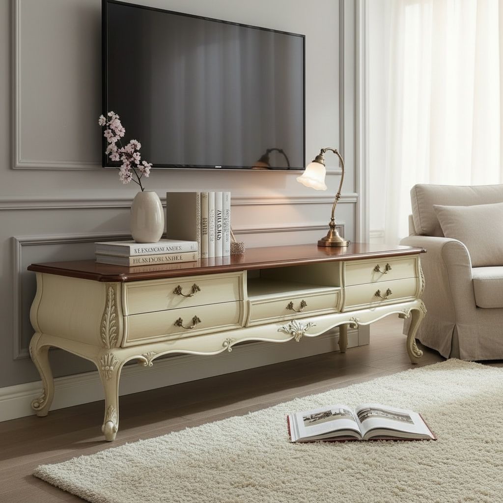 وحدة تلفزيون كلاسيك اوف وايت في بني - Nabolia