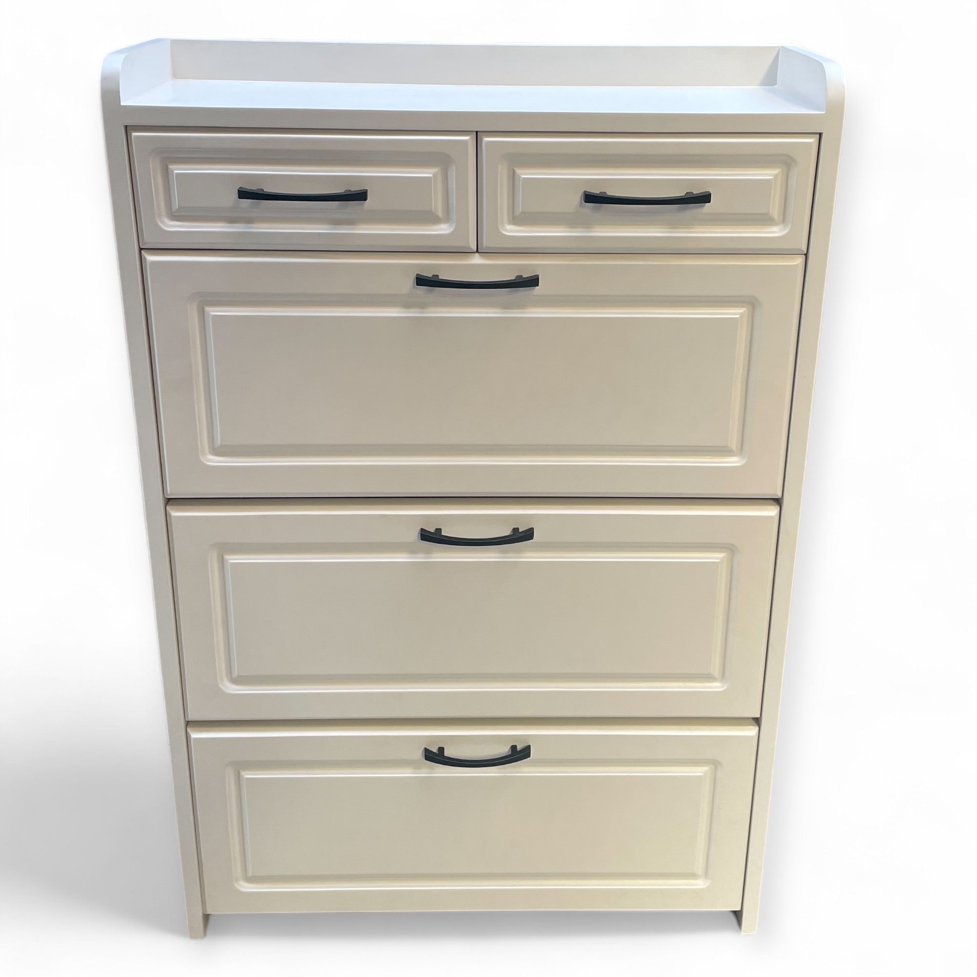 جزامة تلاتة ضلفة قلاب - جزامة مودرن مصنعة من الاخشاب الطبيعية و الدهان الابيض تلاتة ضلفة قلاب ودرجين ومتاح تغيير الالوان المقاسات: W 80 CM * H 120 CM * B 24 CM