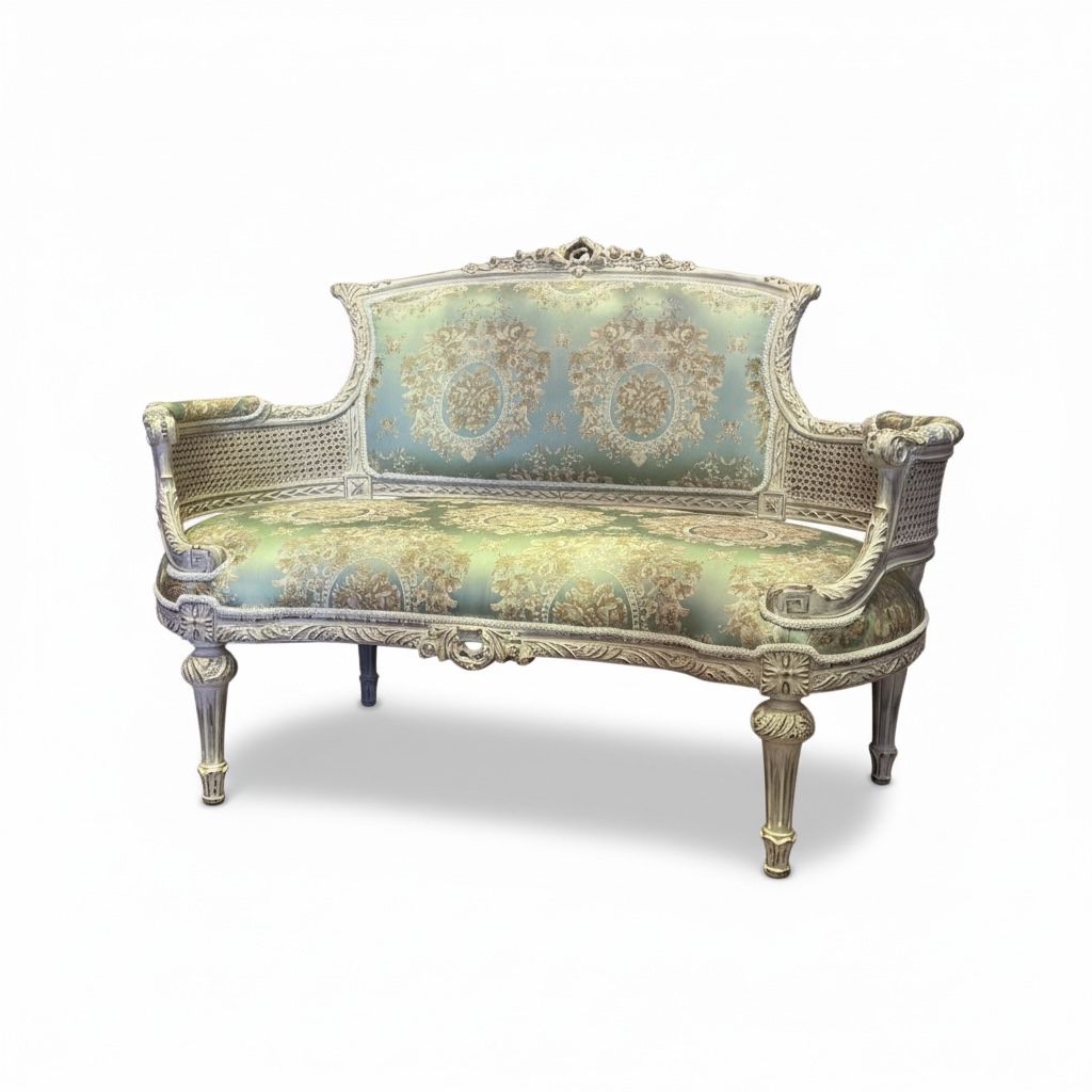 كنبة كلاسيك أنيقة بتصميم فاخر مستوحى من الطراز الملكي