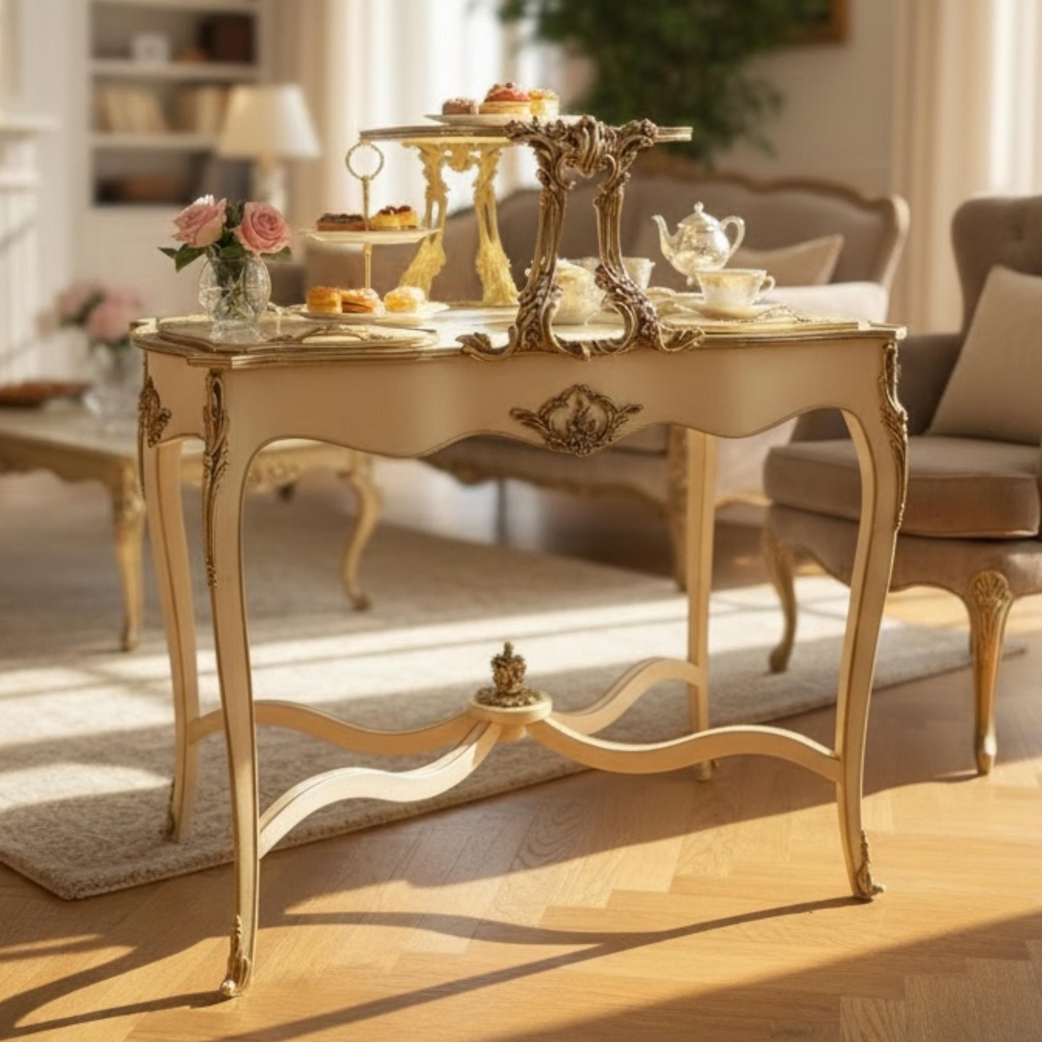 ترابيزة تقديم كلاسيك فاخرة متعددة الاستخدام