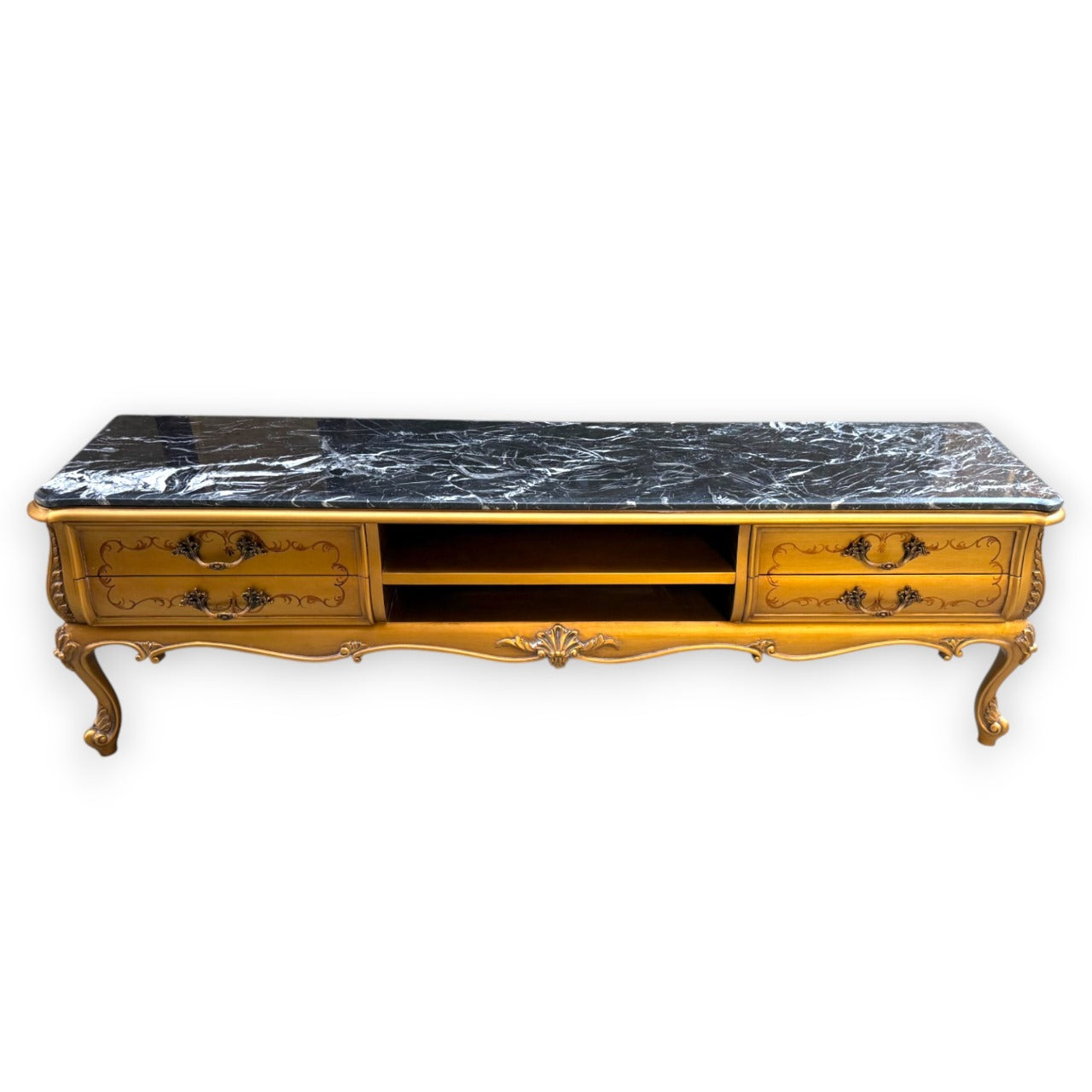 Dusty gold classic TV unit