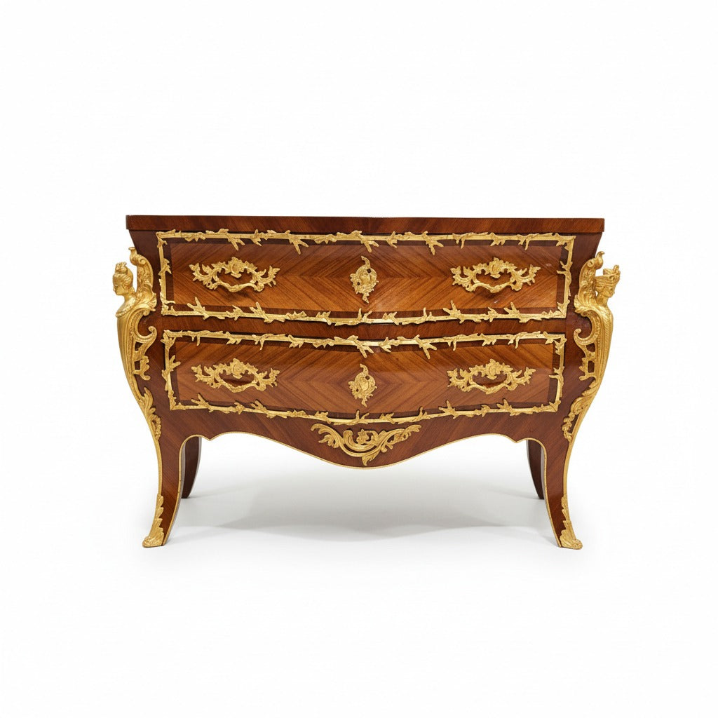 بايوه كلاسيك ماركتريه بتطعيمات نحاس فاخر