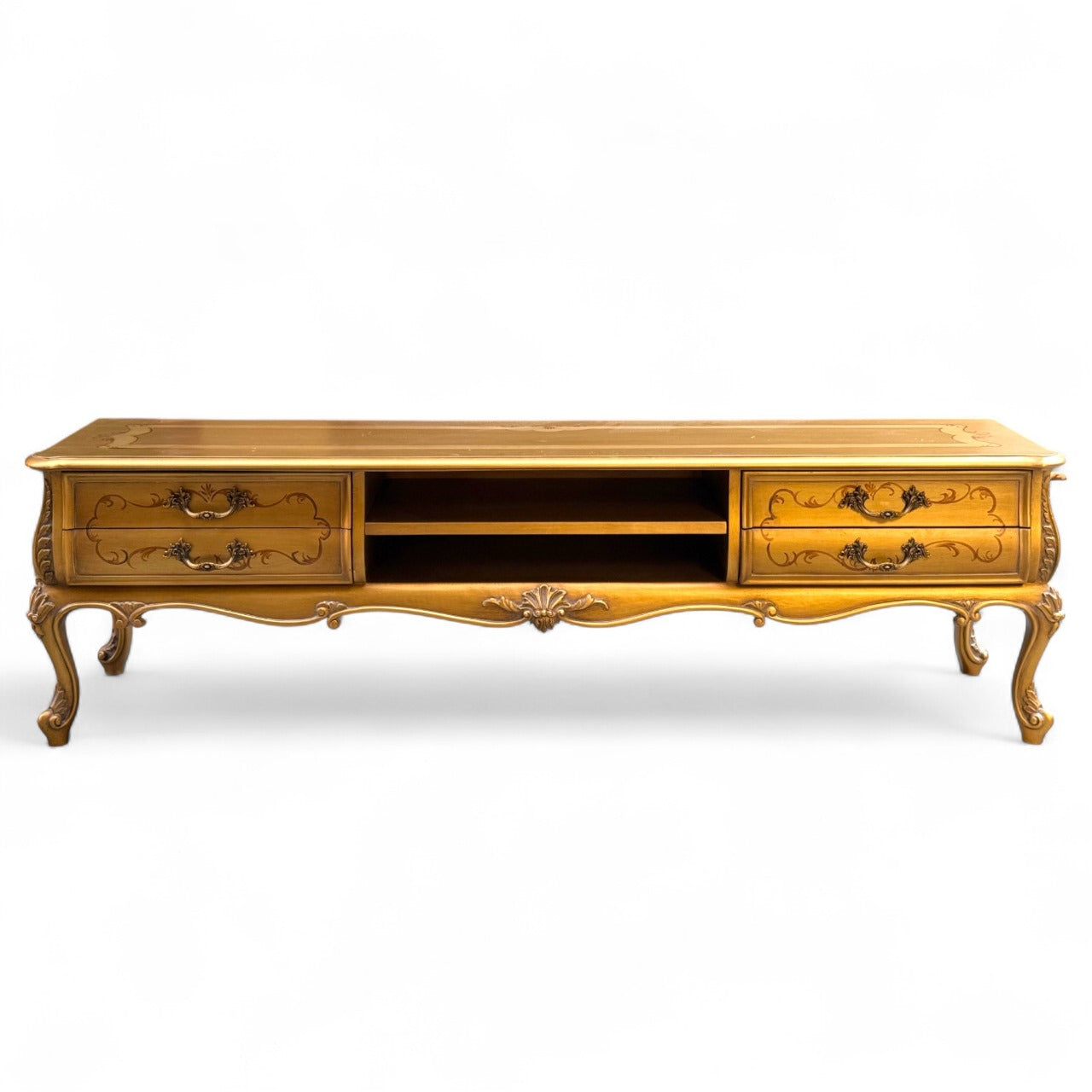 Dusty gold classic TV unit