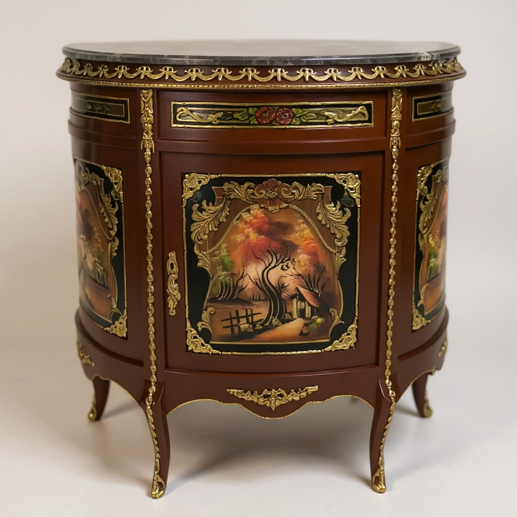 بايوه كلاسيك بدرجين ورسم يدوي طبيعي