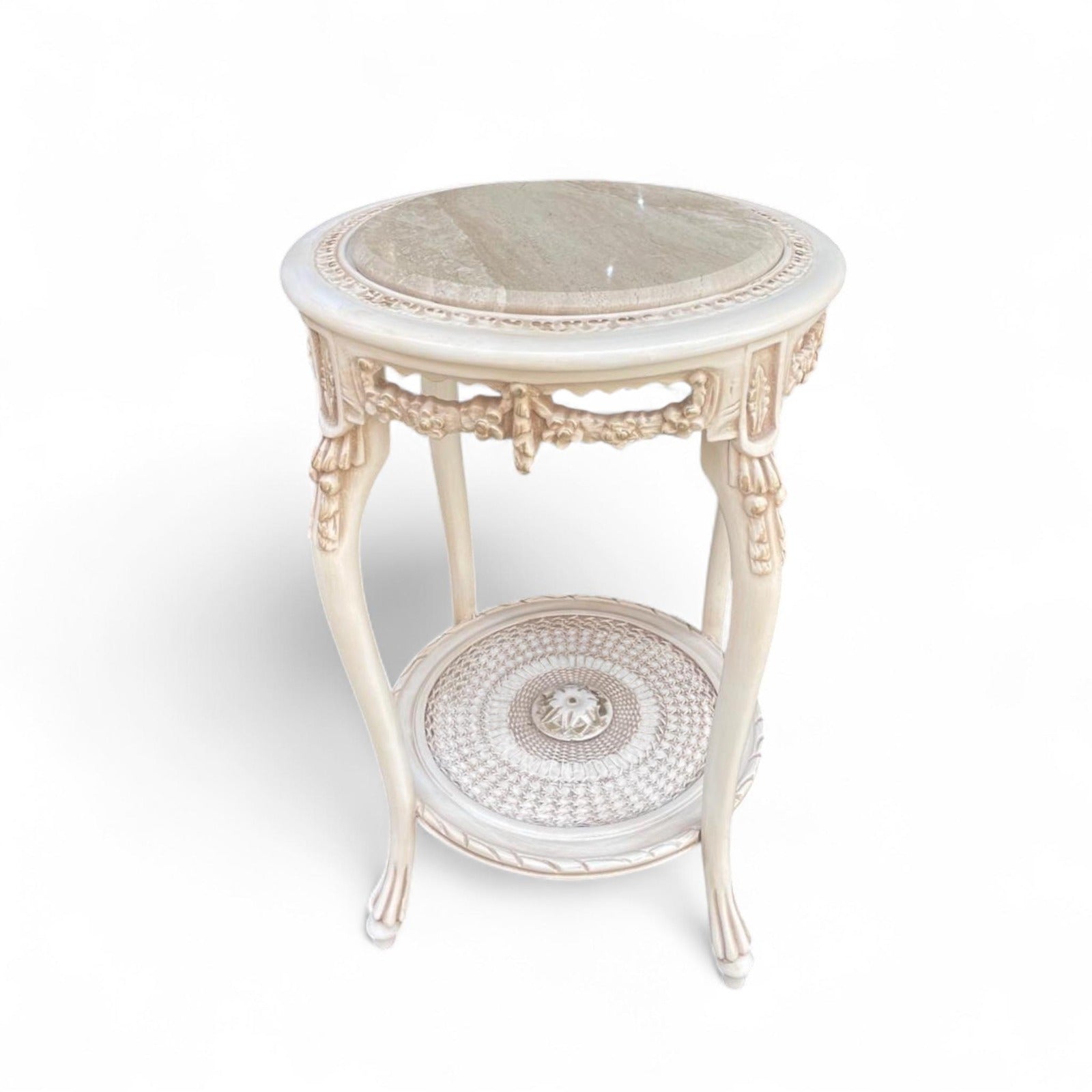 ترابيزة جانبية كلاسيك دائرية