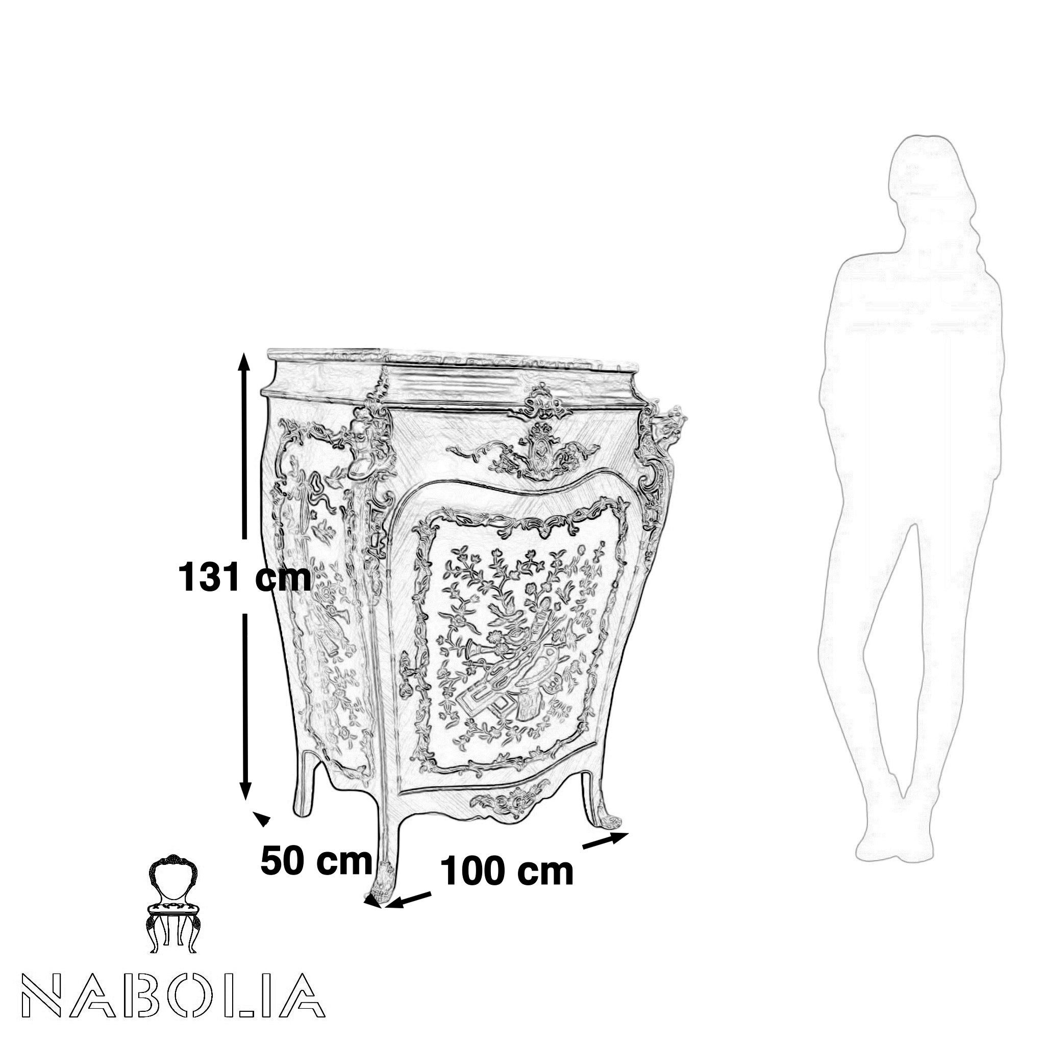بايوه فرنسي كلاسيكي مطعم بالنحاس - Nabolia