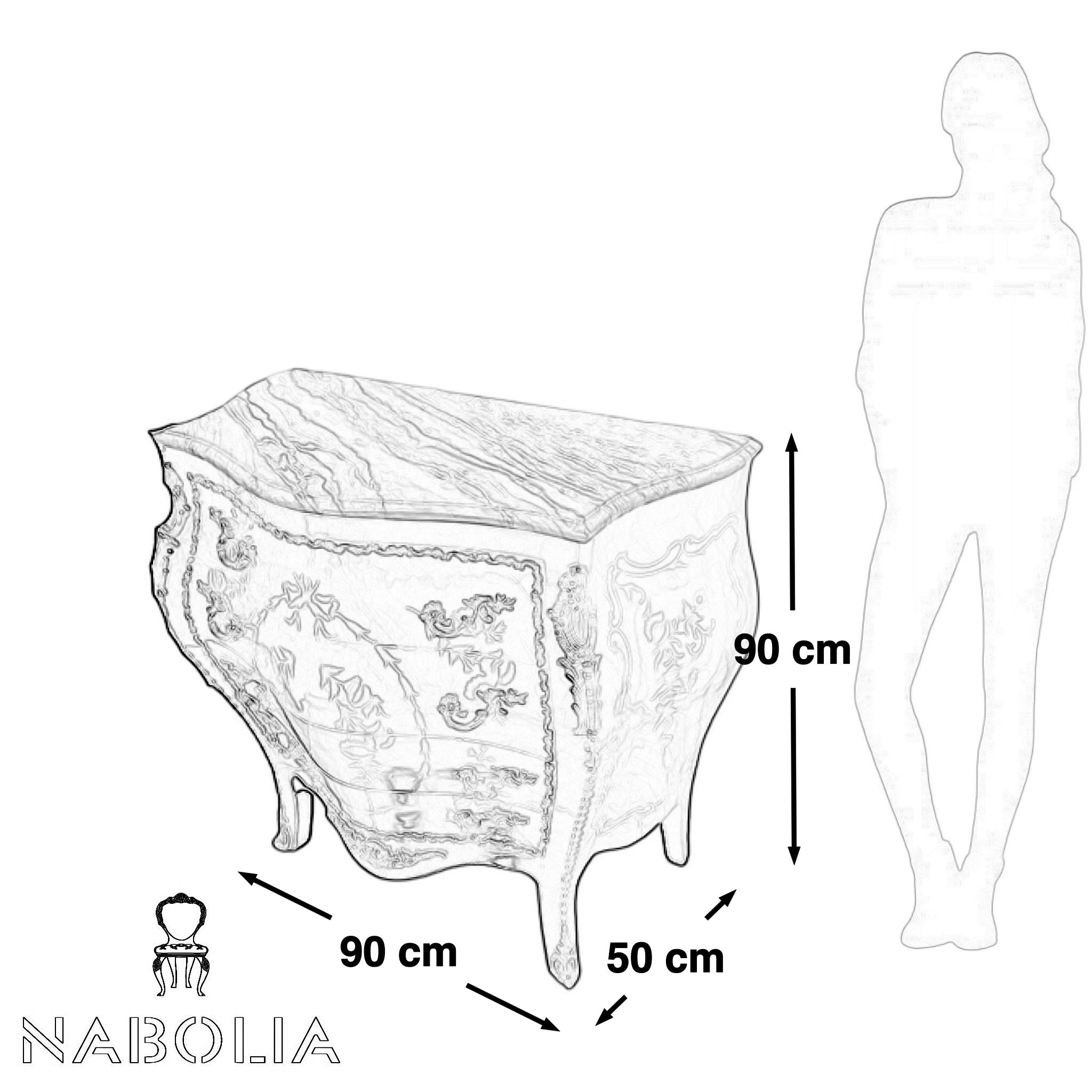بايوه كلاسيكي مطعم بالنحاس والمارتكريه - Nabolia