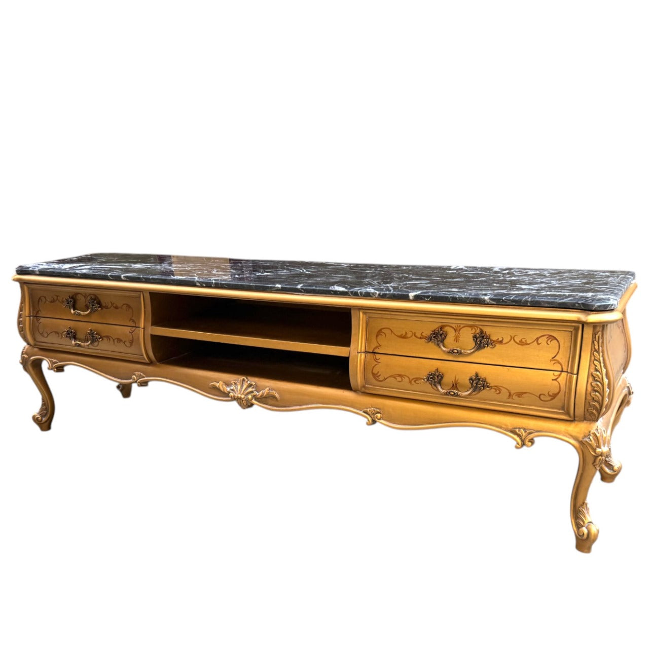 Dusty gold classic TV unit