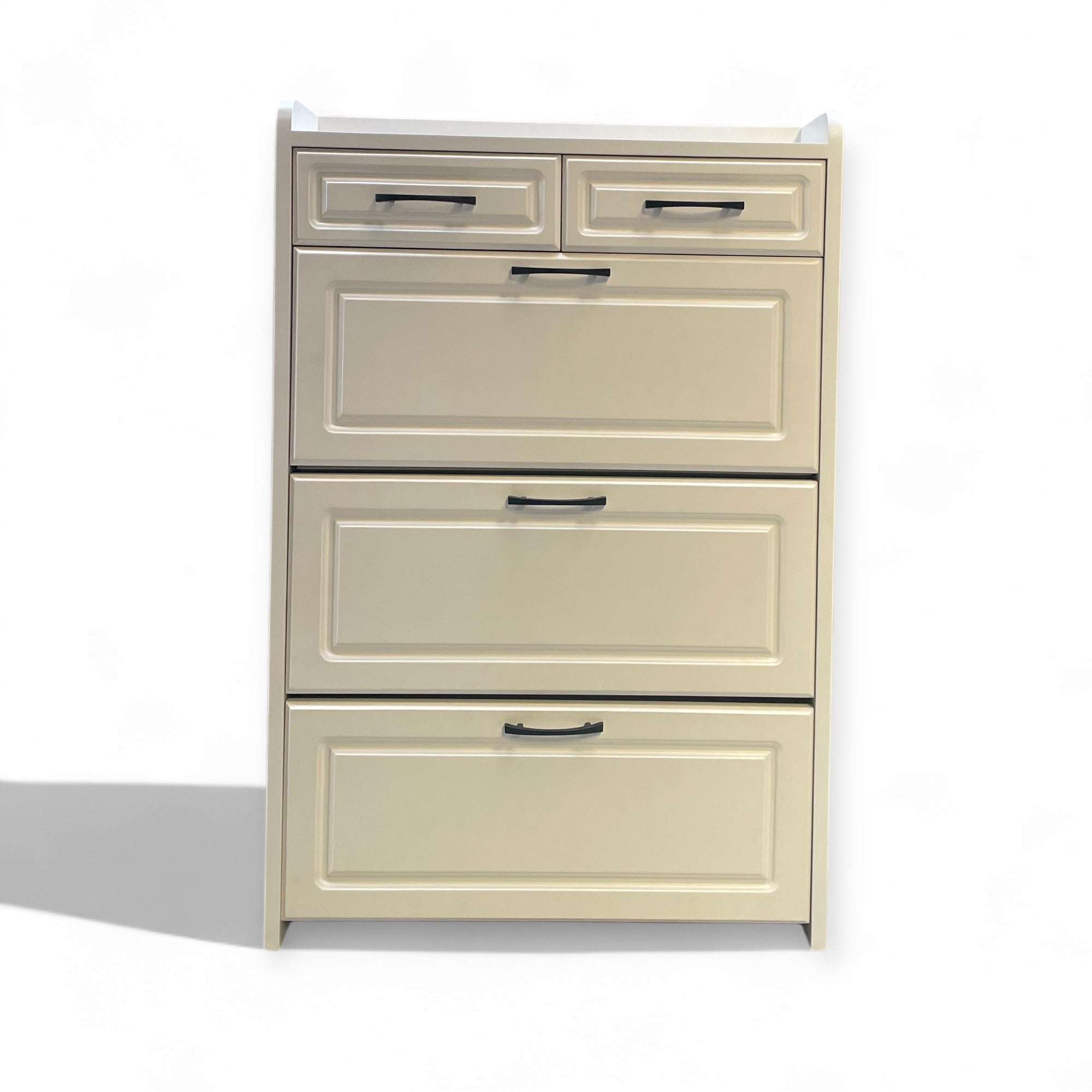 جزامة تلاتة ضلفة قلاب - جزامة مودرن مصنعة من الاخشاب الطبيعية و الدهان الابيض تلاتة ضلفة قلاب ودرجين ومتاح تغيير الالوان المقاسات: W 80 CM * H 120 CM * B 24 CM