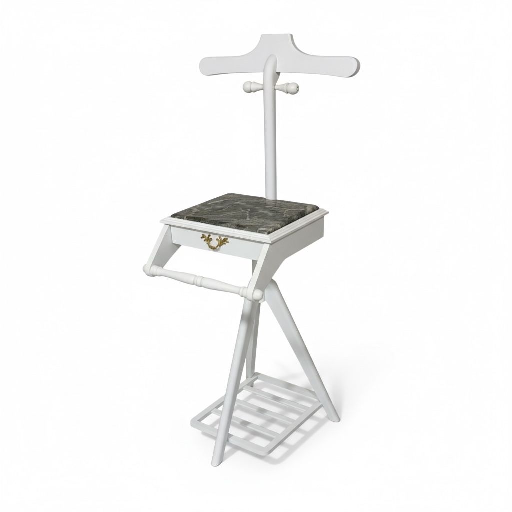 شماعة مكتب كلاسيك باللون الأبيض