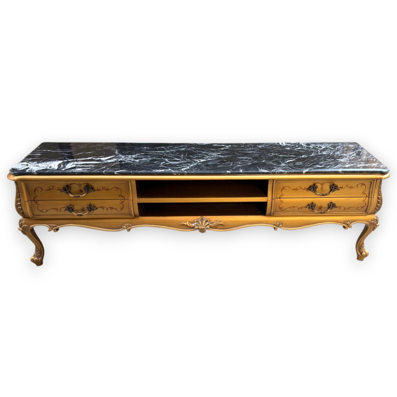 Dusty gold classic TV unit