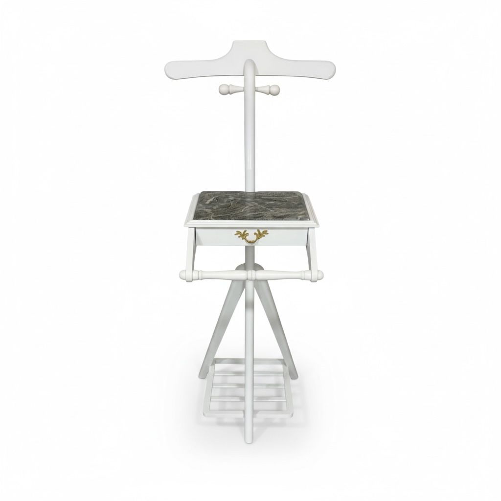 شماعة مكتب كلاسيك باللون الأبيض