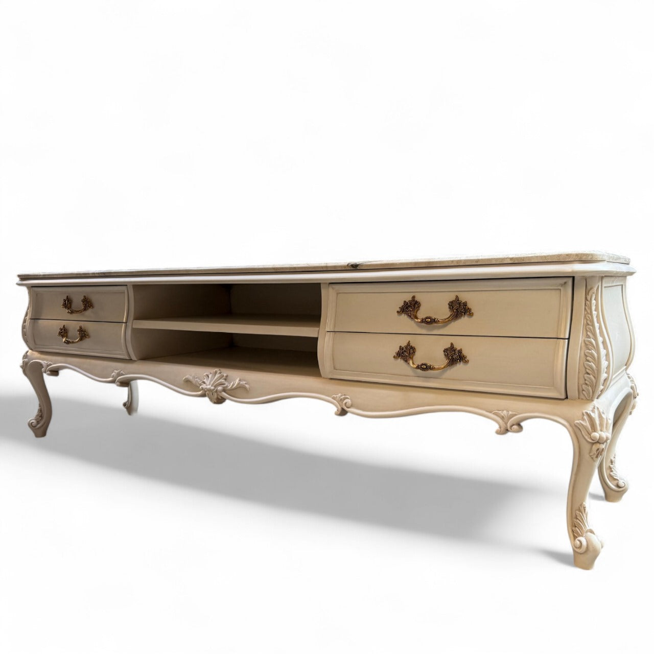 وحدة تلفزيون كلاسيك برخام داينو