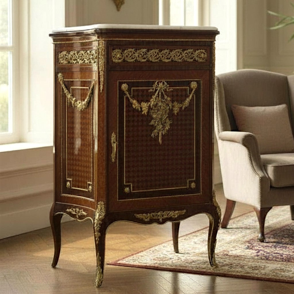 بايوه كلاسيك فاخر بتطعيمات نحاس مشغول