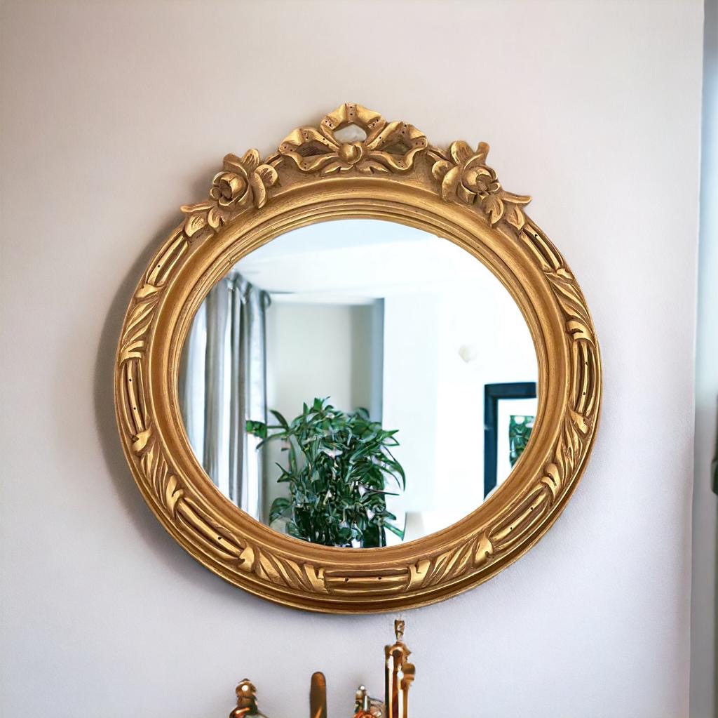 برواز دهبي مرايا - برواز مرايا من الخشب الزان حفر هاند ميد دهان دهبي المقاسات: W 28 CM * H 32 CM