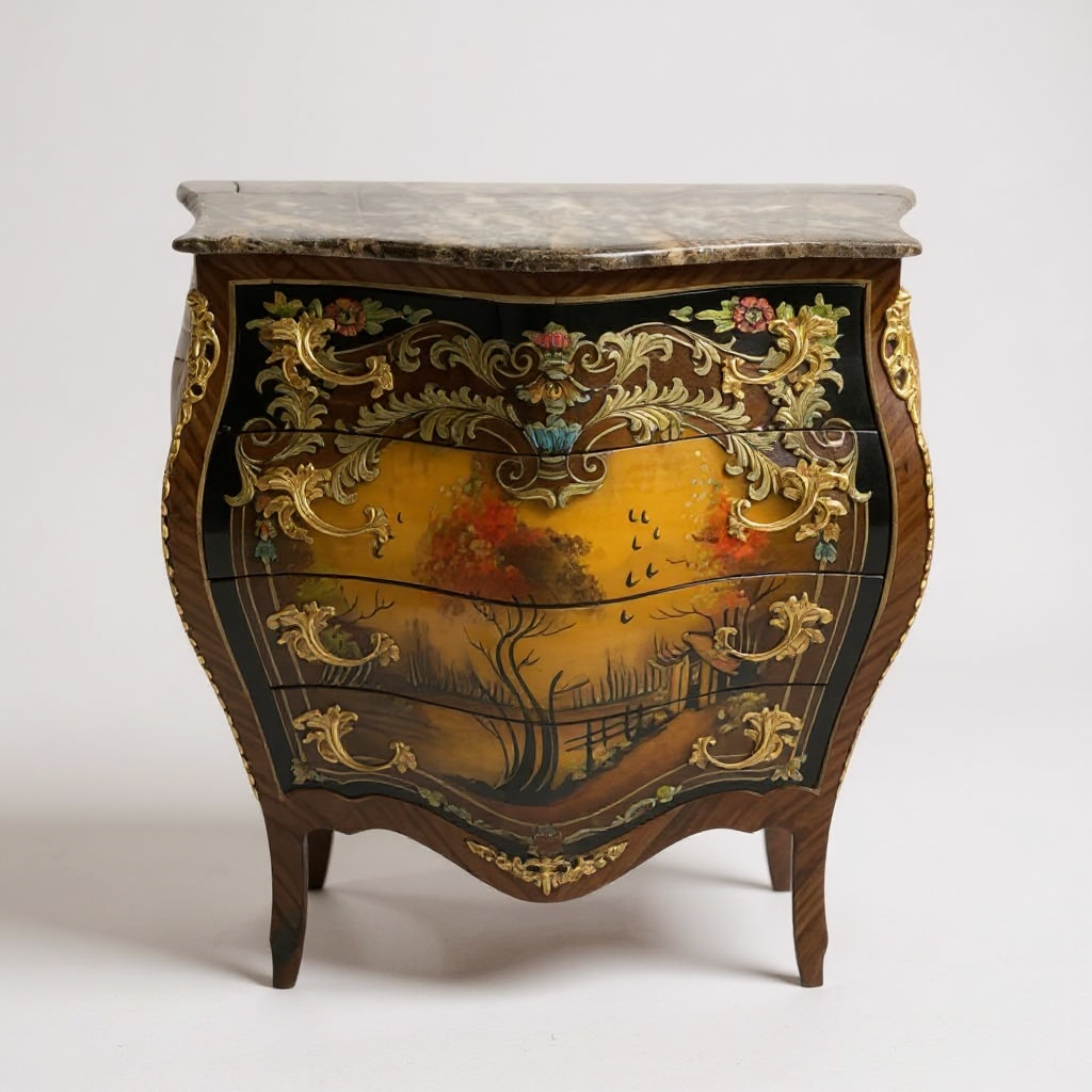 بايوه فاخر بأربعة أدراج ورخام إمبرادور