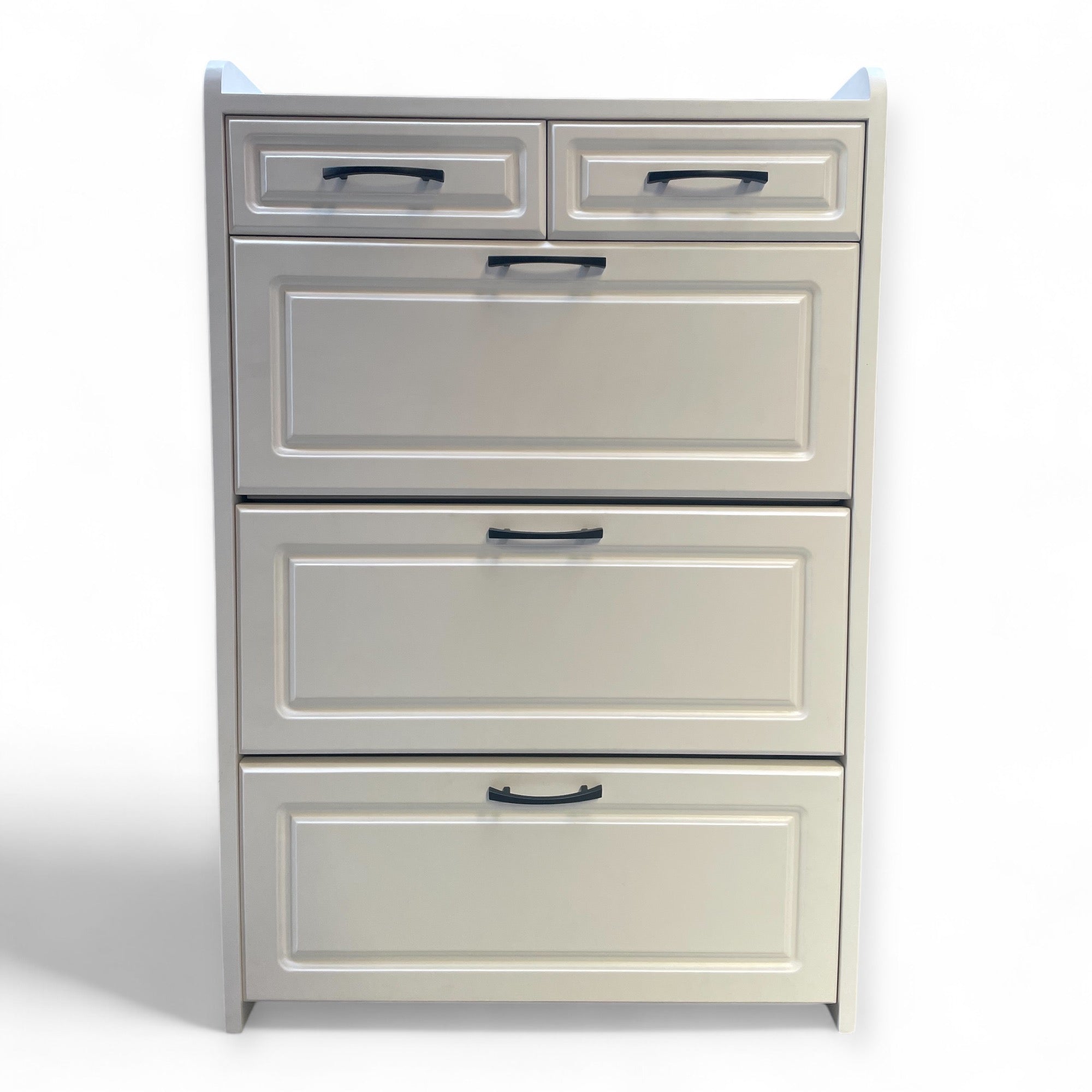 جزامة تلاتة ضلفة قلاب - جزامة مودرن مصنعة من الاخشاب الطبيعية و الدهان الابيض تلاتة ضلفة قلاب ودرجين ومتاح تغيير الالوان المقاسات: W 80 CM * H 120 CM * B 24 CM