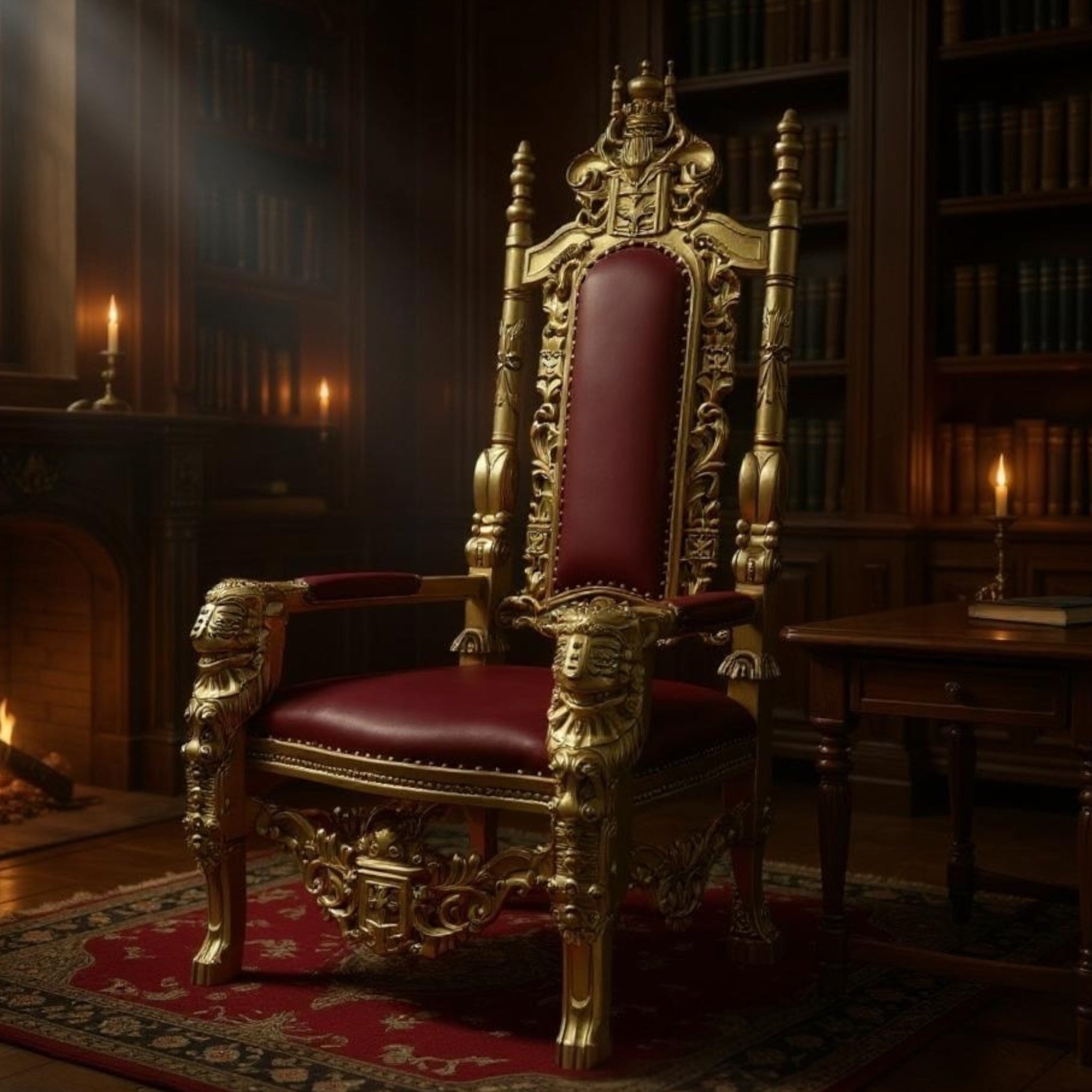 Two lion chairs