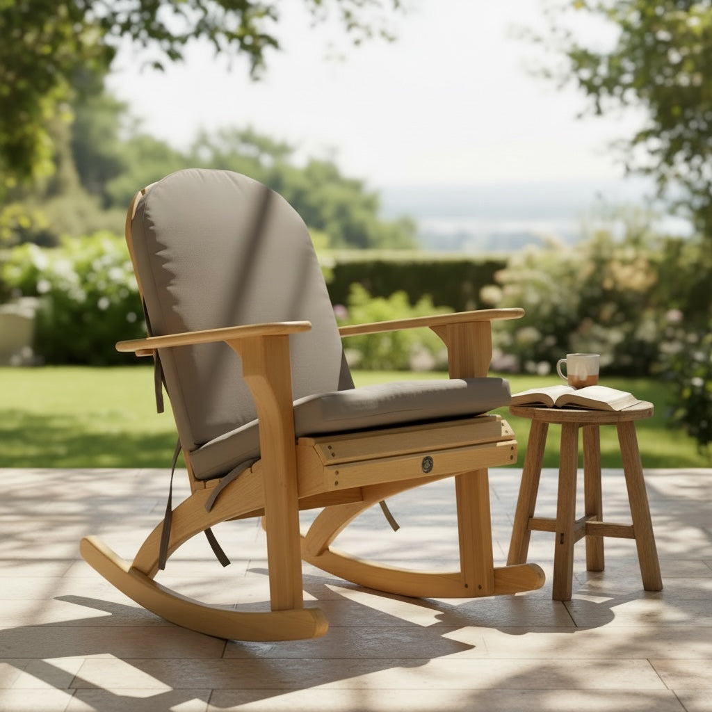 كرسي هزاز خشب زان اوت دور - Nabolia