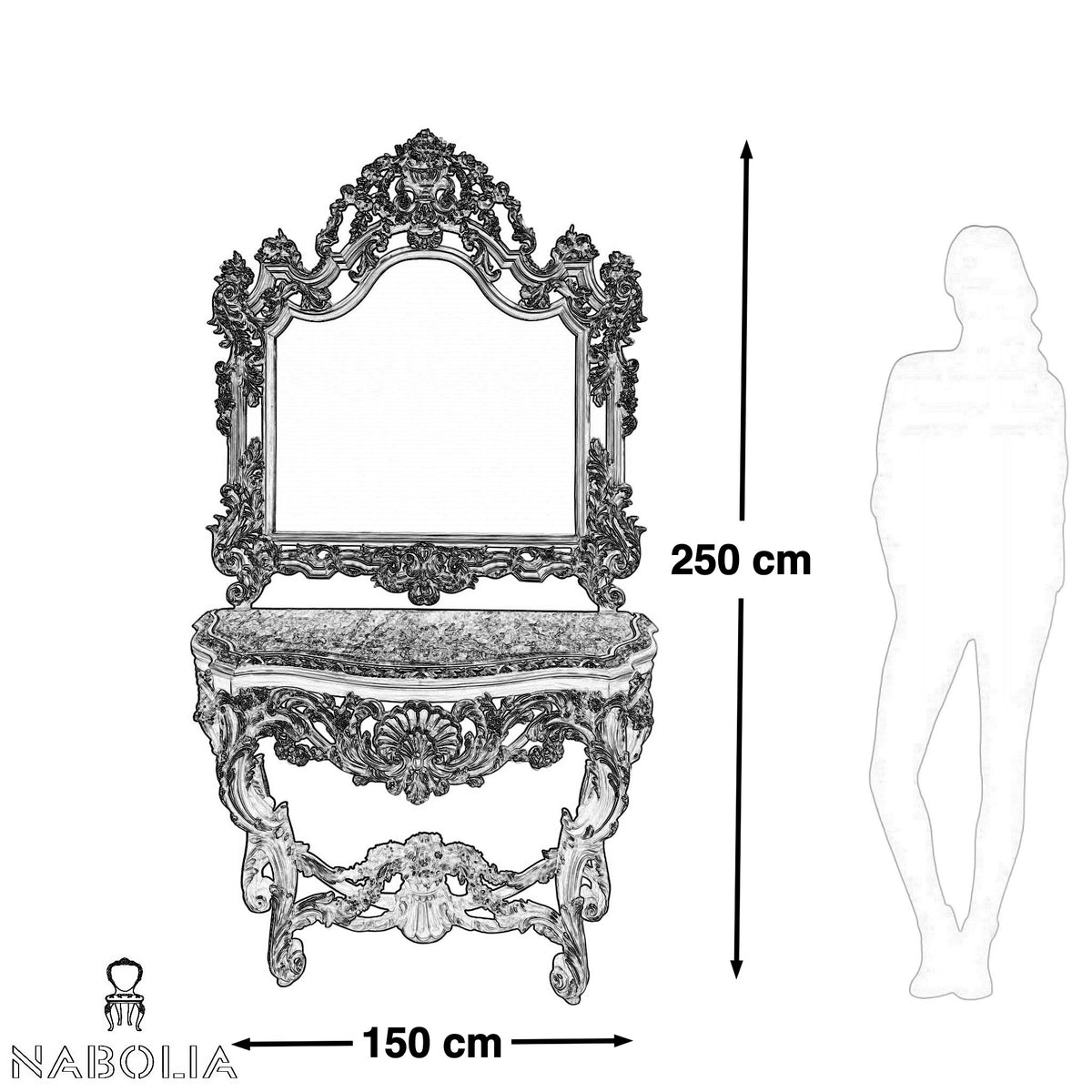 كونسول مدخل فخم - Nabolia