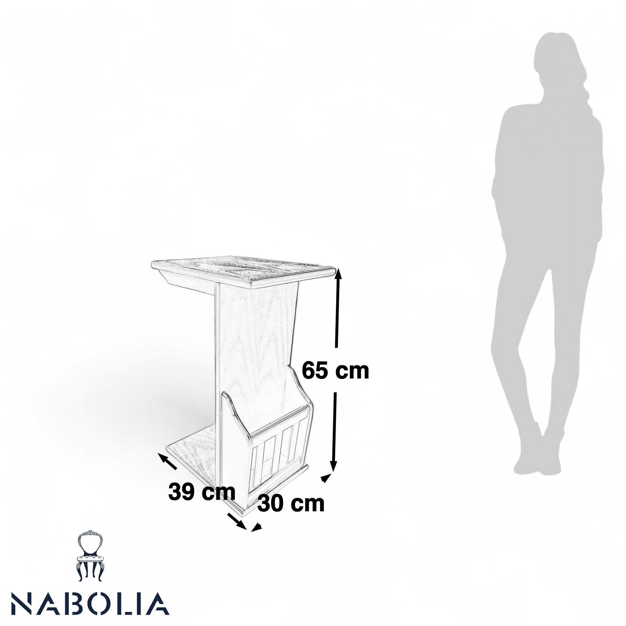 ترابيزة مسند شروازيه جنزاري - ترابيزه صغيره مسند مصنع من الخشب الكونتر قشره طبيعي دهان ولون مميز متعدد الاستخدام مع الليفنج روم متاح اي لون حسب لون الليفنج المقاسات: W 30 CM * B 40 CM *H 65 CM