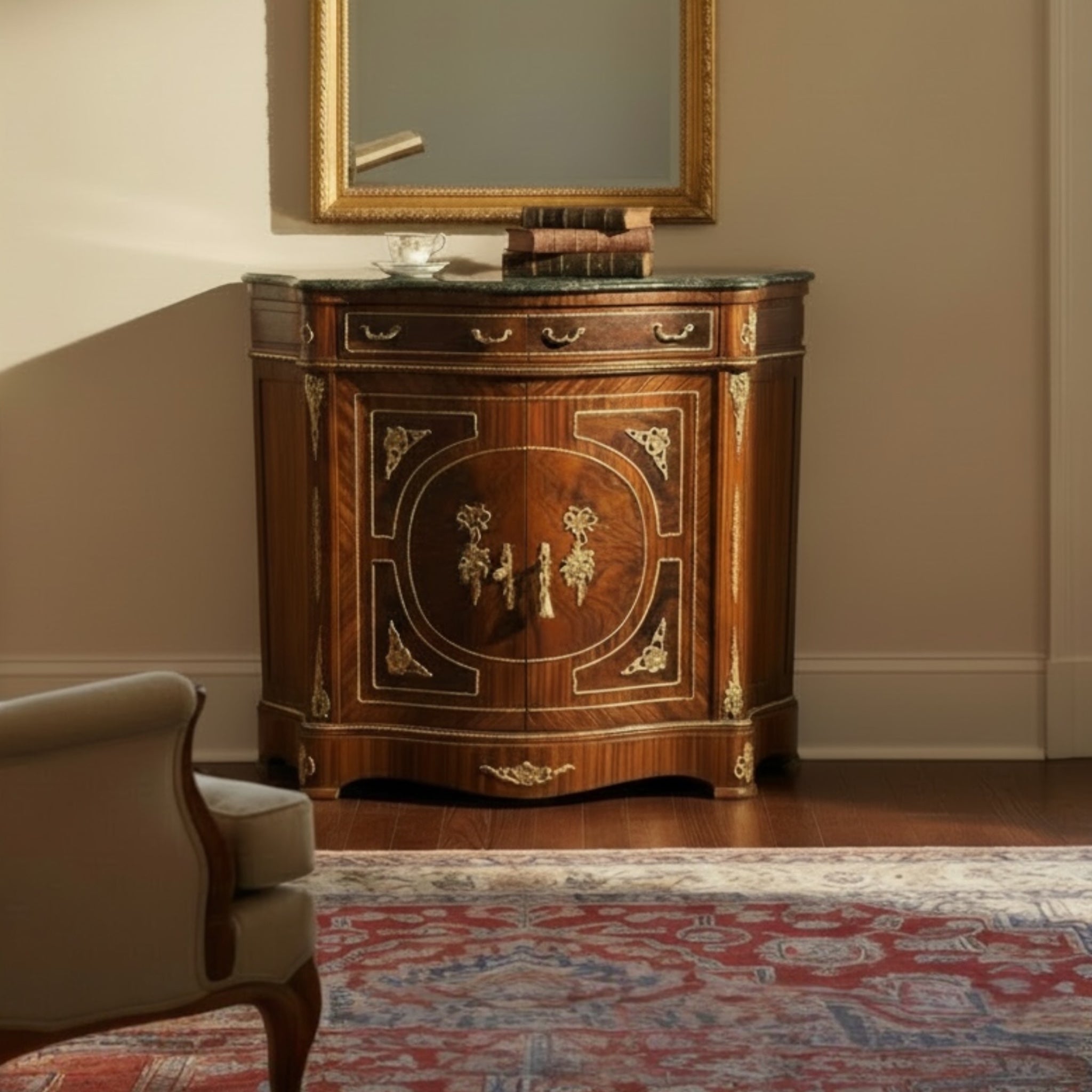 جزامة فرنساوي كلاسيك بالنحاس والرخام