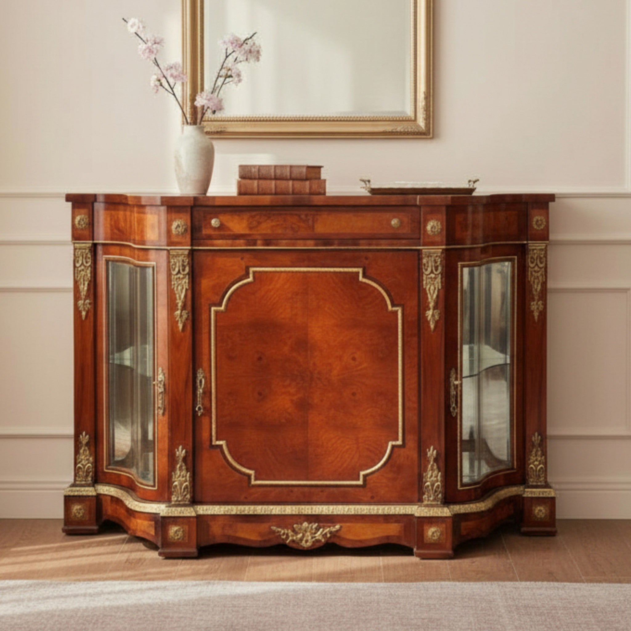 بوفيه كلاسيك مطعم بالنحاس ورخام داينو