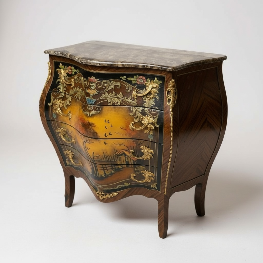 بايوه فاخر بأربعة أدراج ورخام إمبرادور