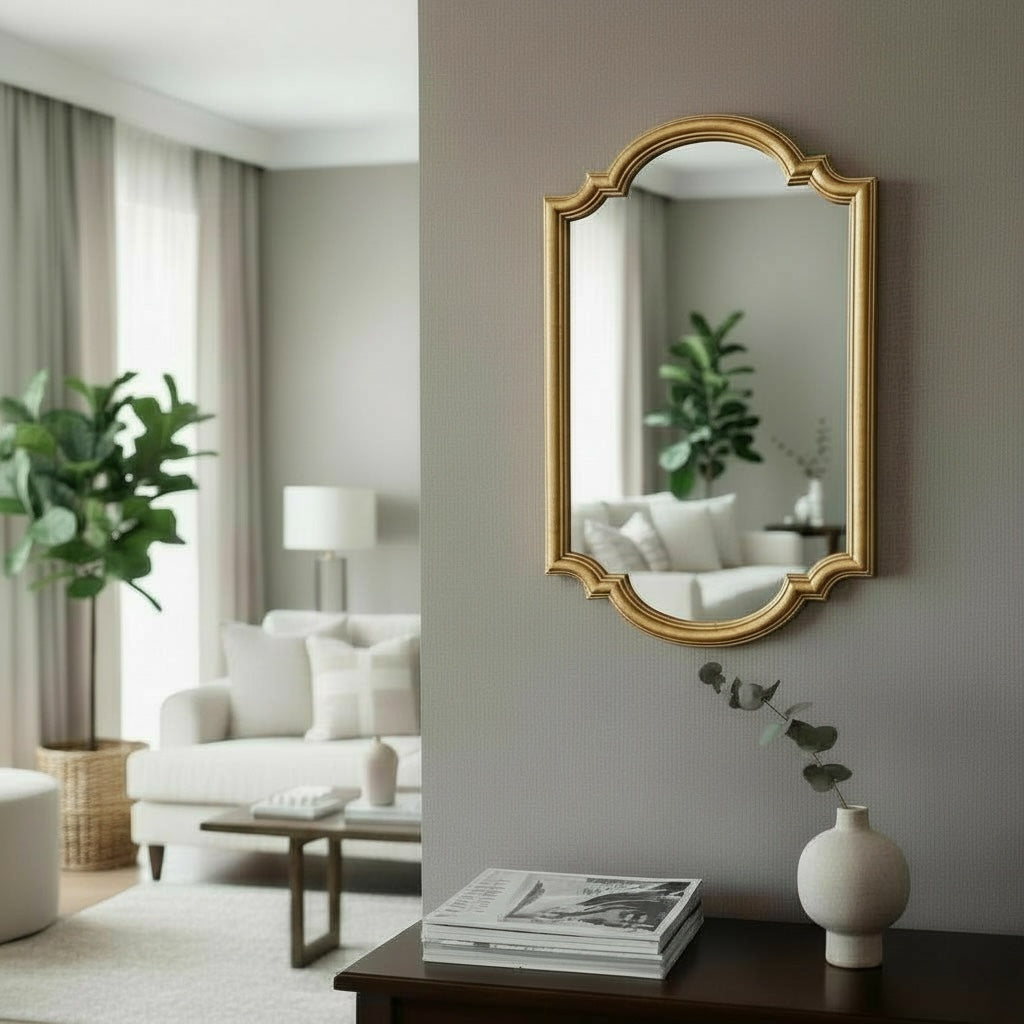 برواز حائط كلاسيك أنتيك بإطار خشبي