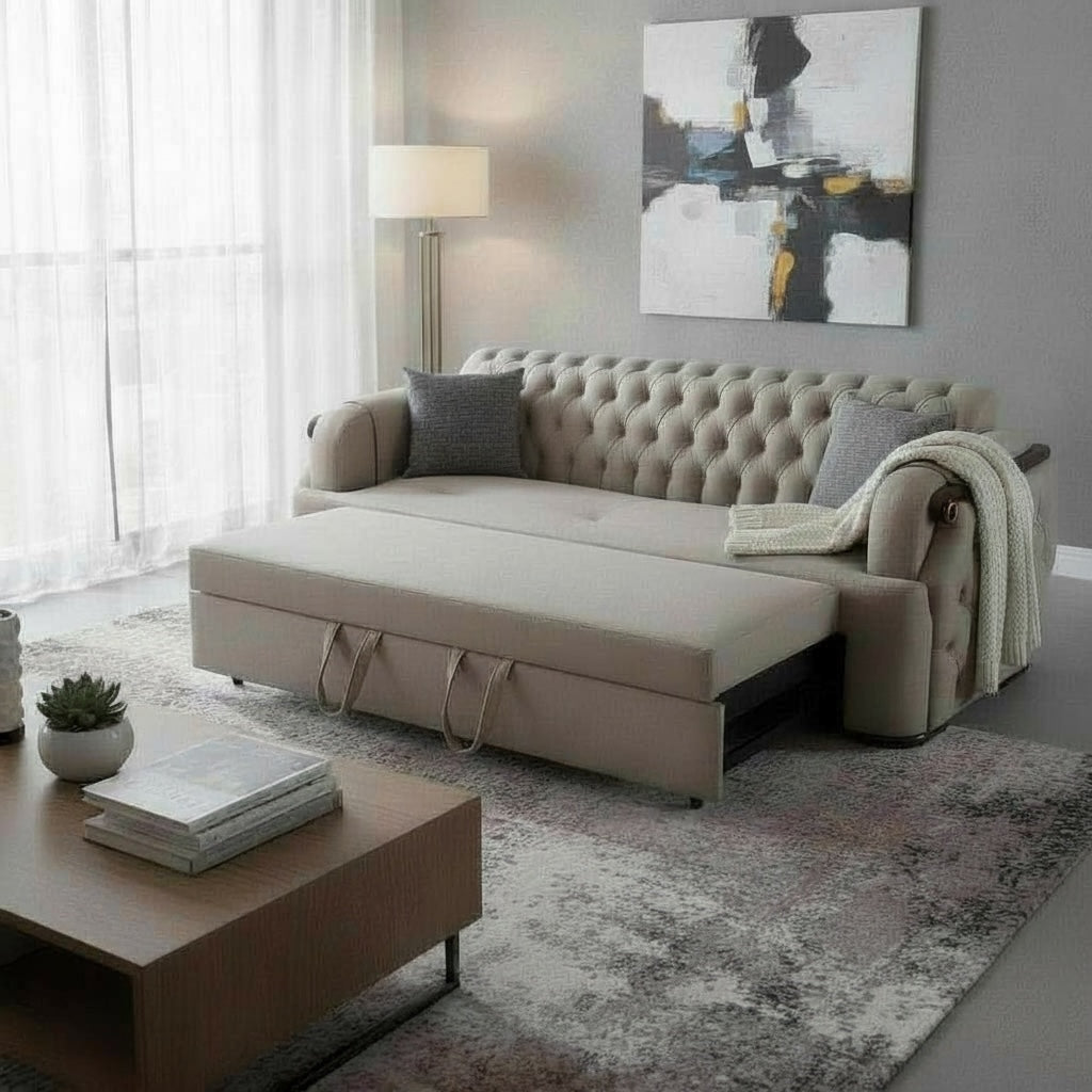 كنبة سرير كابتونيه - Nabolia