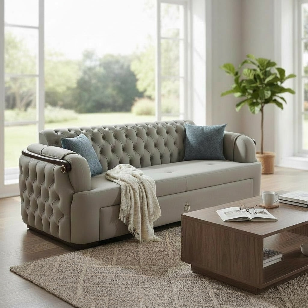 كنبة سرير كابتونيه - Nabolia