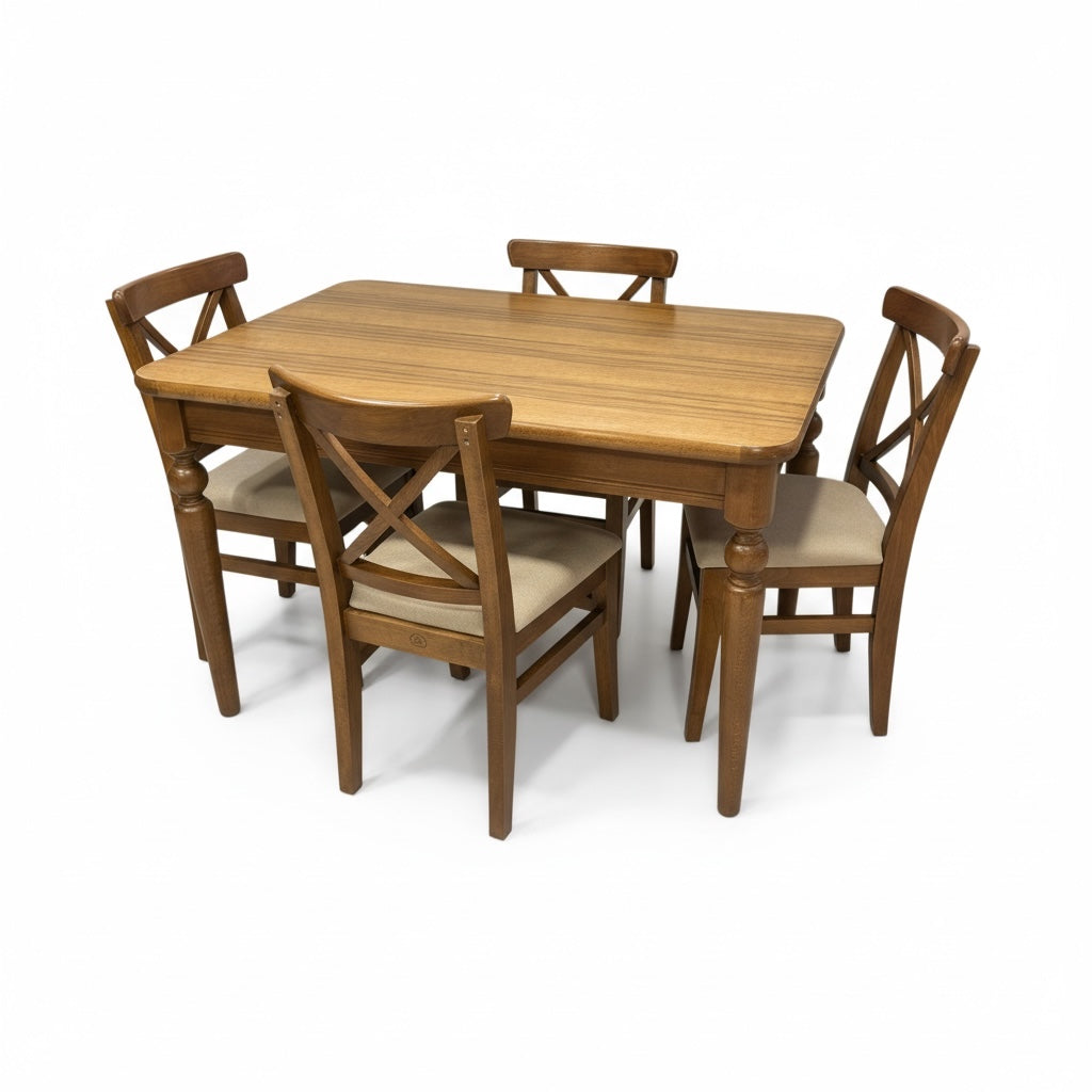 Modern dining set with a distinctive design