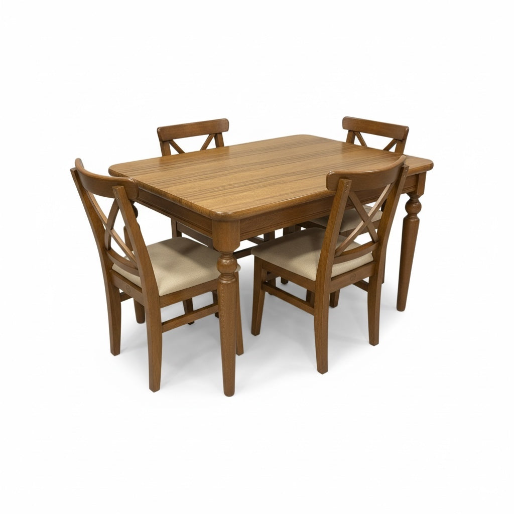 Modern dining set with a distinctive design