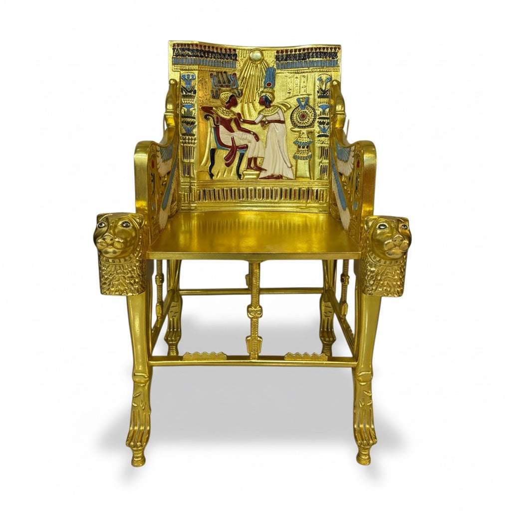 كرسي توت عنخ آمون – نسخة مطابقة للأصل الفرعوني