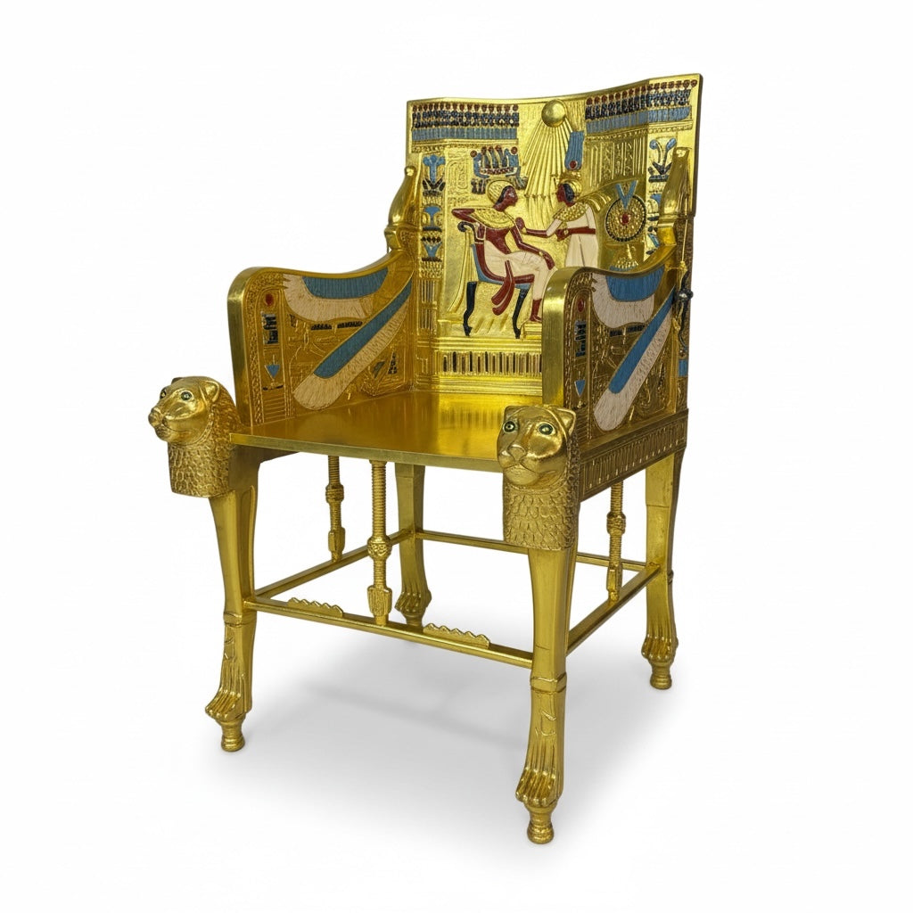 كرسي توت عنخ آمون – نسخة مطابقة للأصل الفرعوني