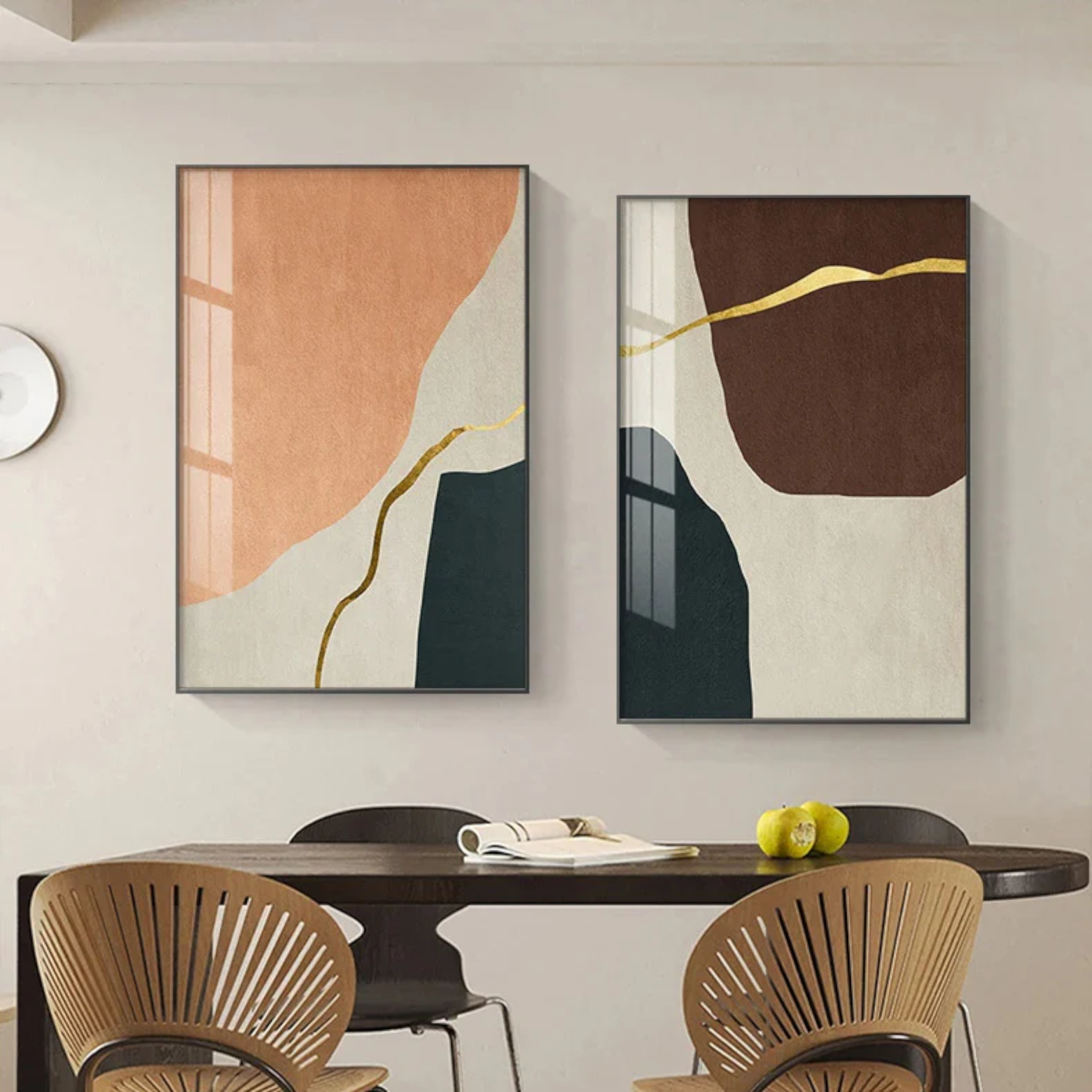 تابلوه قطعتين اشكال غير منتظمة - تابلوه قطعتين مستطيلمقاس 60×80عبارة عن قطعتين مقاس كل قطعة 60×40اومقاس 70×100عبارة عن قطعتين مقاس كل قطعة 70×50اومقاس 80×120عبارة عن قطعتين مقاس كل قطعة 80×60 خشب ام دى اف 5 ملطباعة فينيل عالية الجودةطبقة حماية من المياه والأتربةفتحات سحرية لسهولة التعليق