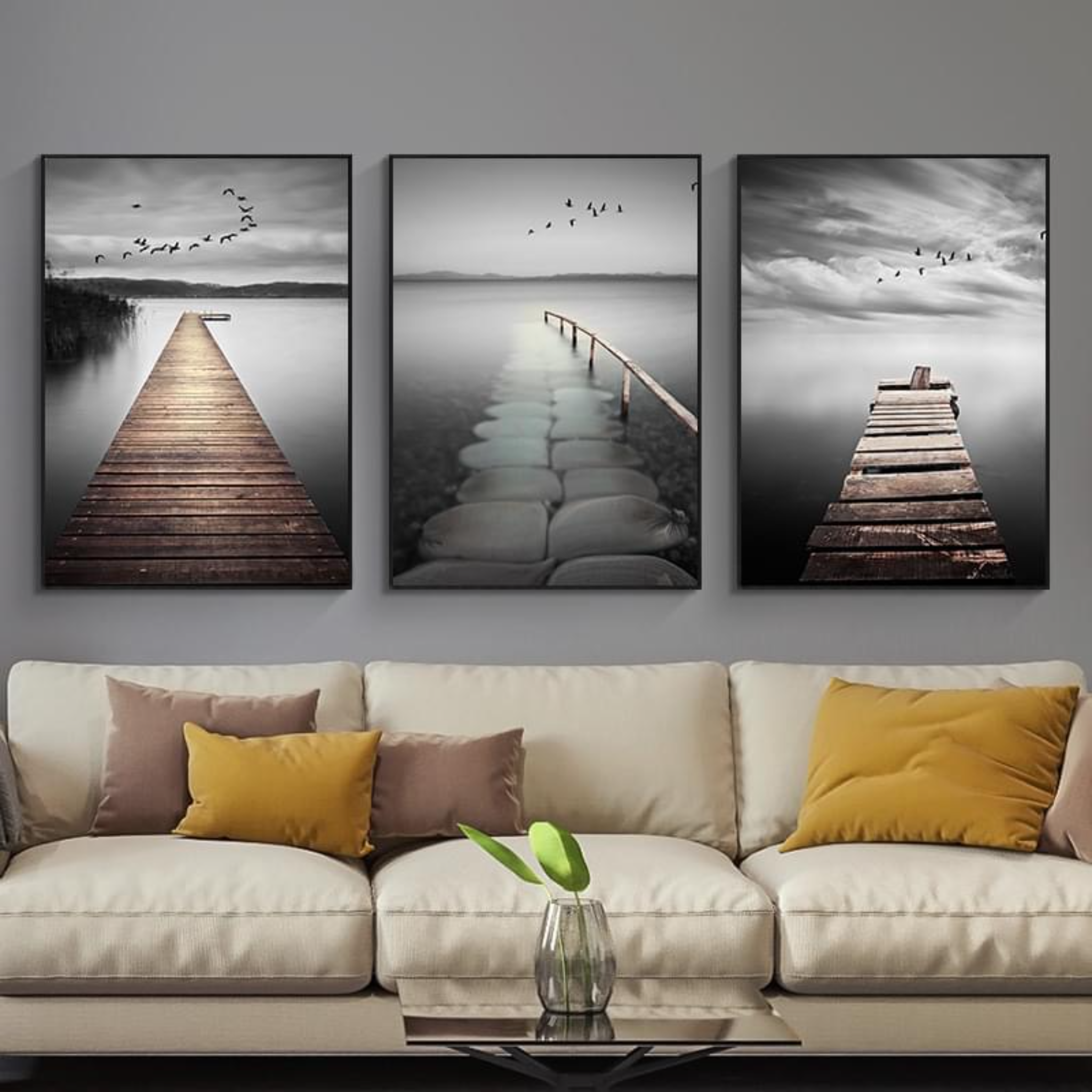 تابلوه تلات قطع ممشى - تابلوه 3 قطع مستطيلةمقاس 60×120عبارة عن 3 قطع مقاس كل قطعة 60×40اومقاس 70×150عبارة عن 3 قطع مقاس كل قطعة 70×50اومقاس 80×180عبارة عن 3 قطع مقاس كل قطعة 80×60 خشب ام دى اف 5 ملطباعة فينيل عالية الجودةطبقة حماية من المياه والأتربةفتحات سحرية لسهولة التعليق