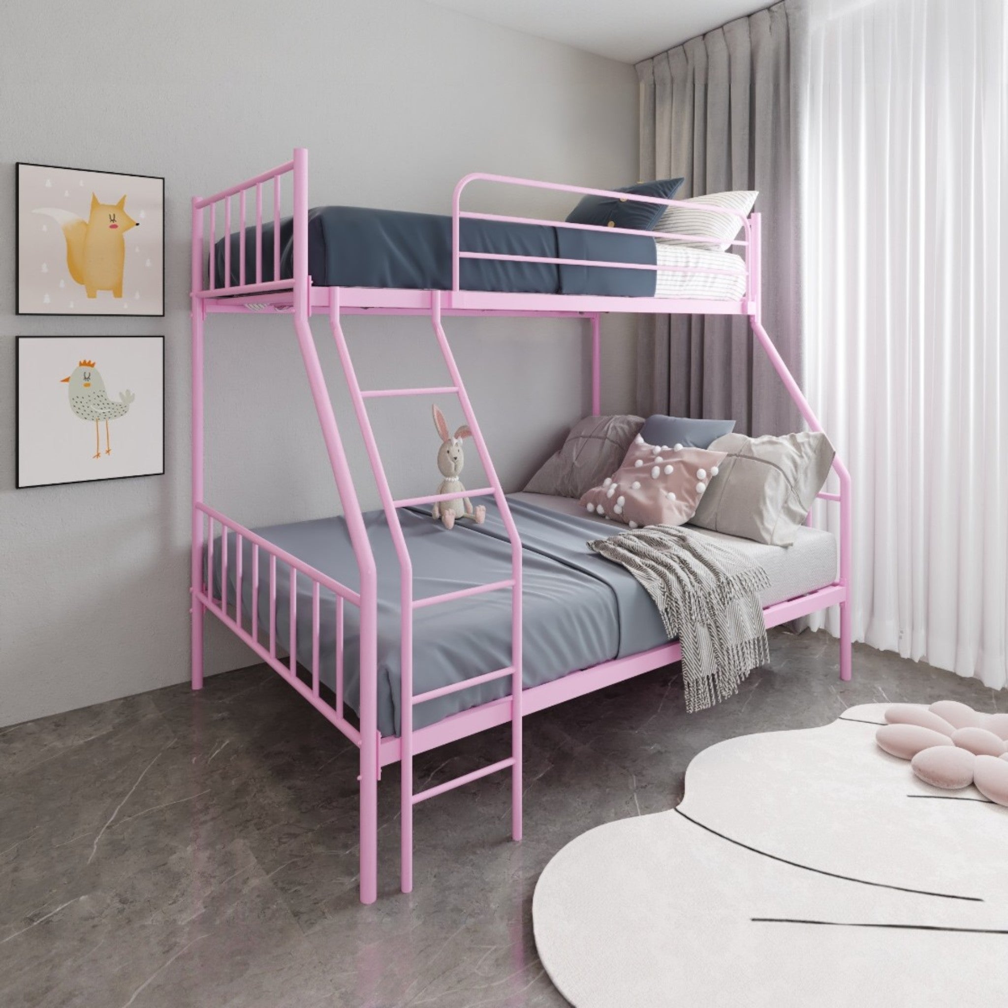 سرير دورين معدني بمواصفات عالية وتصميم أنيق