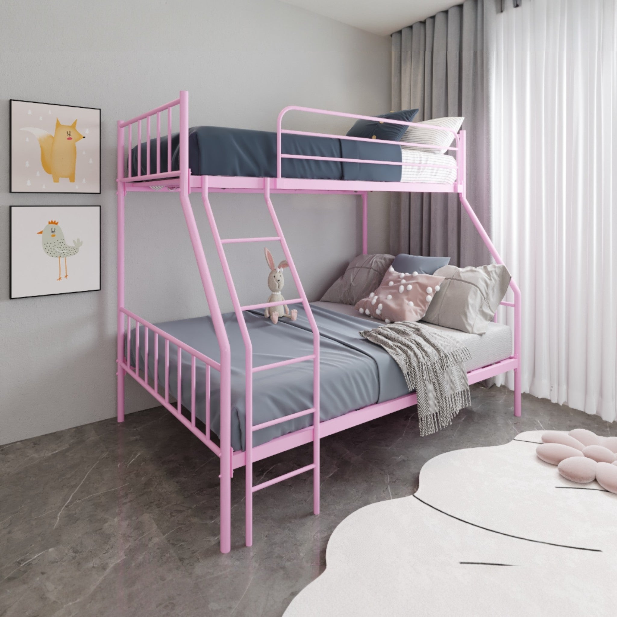 سرير دورين معدني بمواصفات عالية وتصميم أنيق