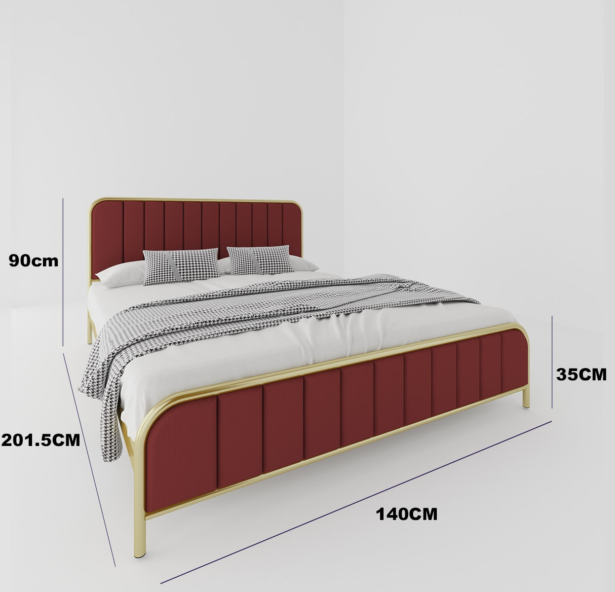 سرير كوين – تصميم عصري وقوة تحمل مثالية