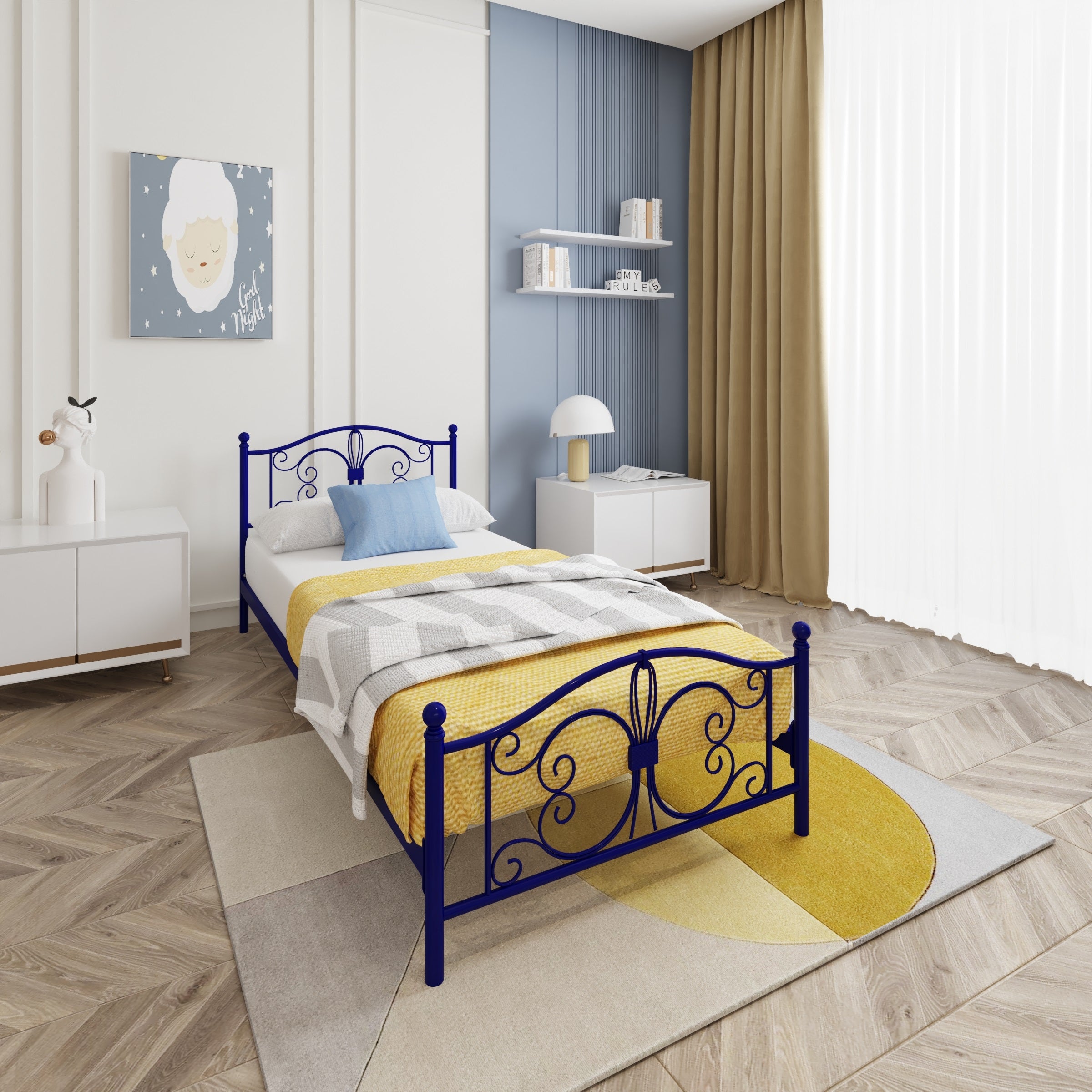 سرير فورجينا – لمسة فخامة وأناقة لغرفتك