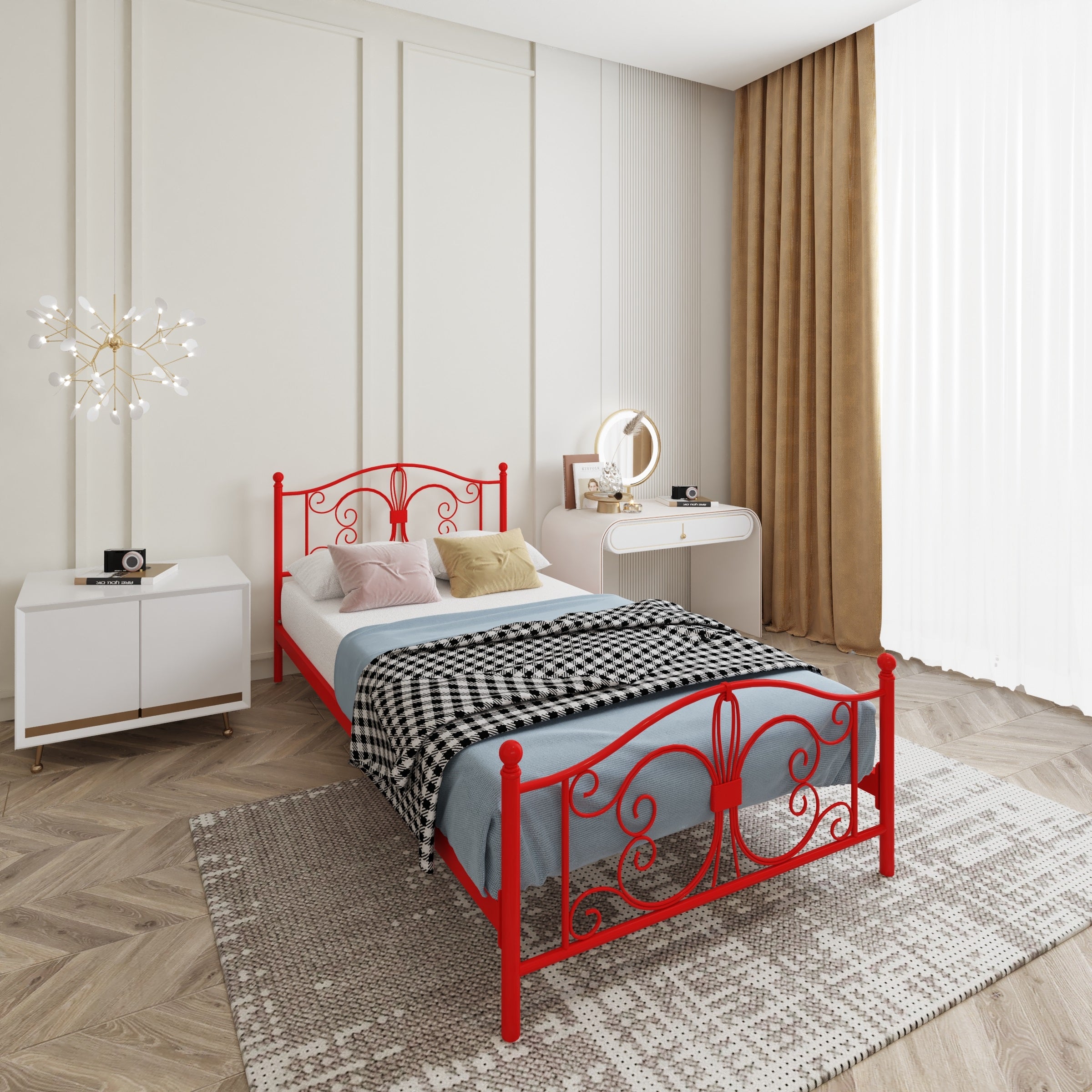 سرير فورجينا – لمسة فخامة وأناقة لغرفتك