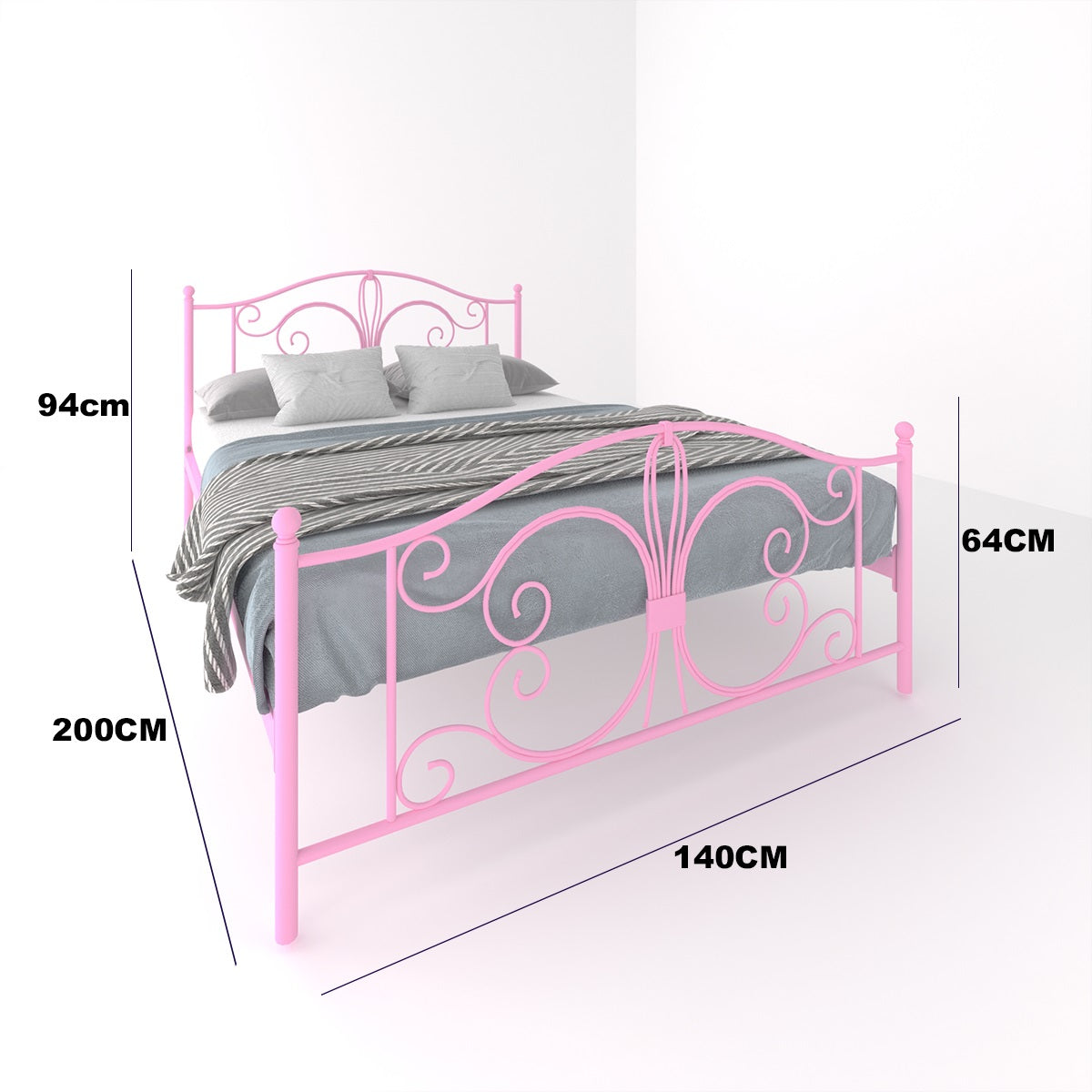 سرير فورجينا – لمسة فخامة وأناقة لغرفتك