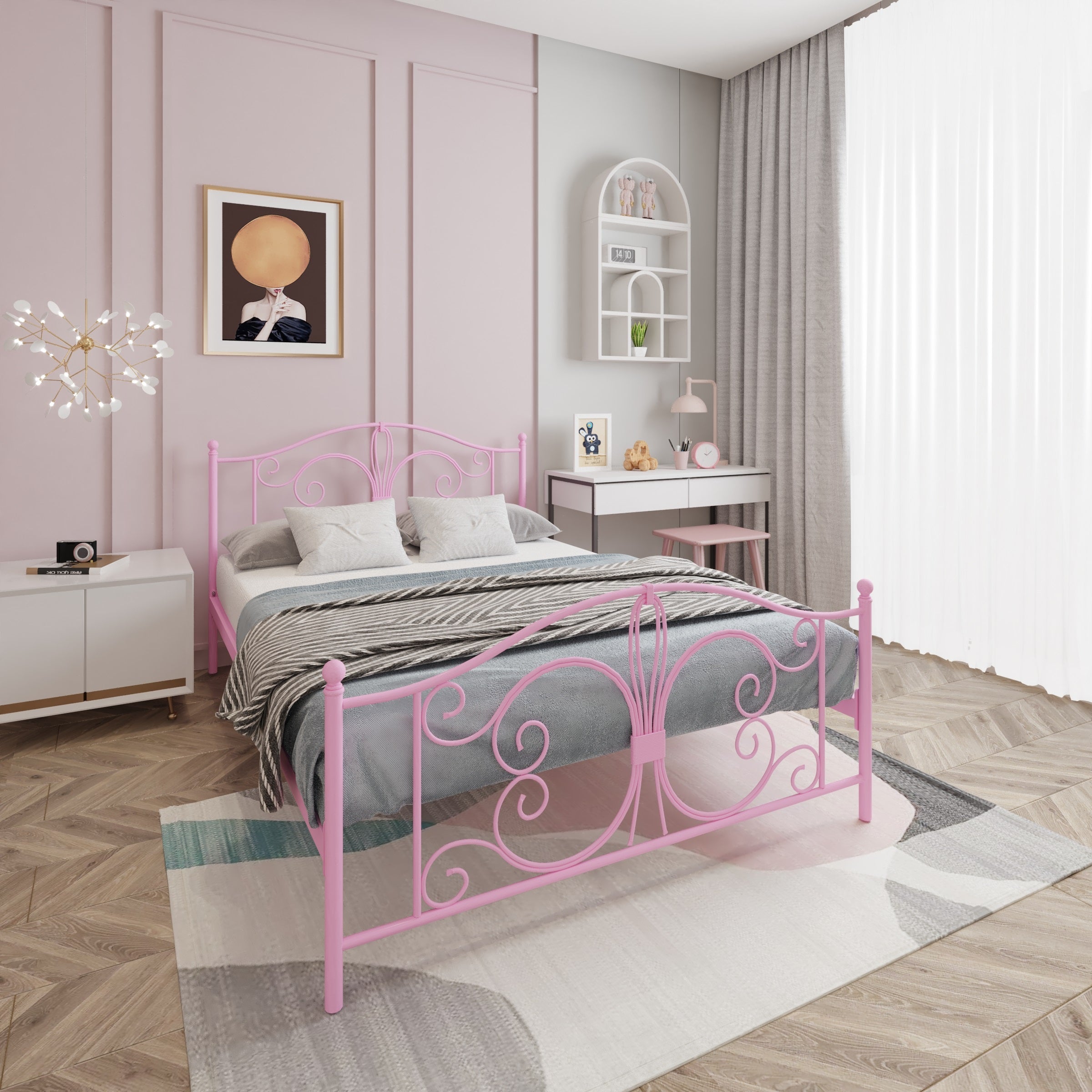 سرير فورجينا – لمسة فخامة وأناقة لغرفتك